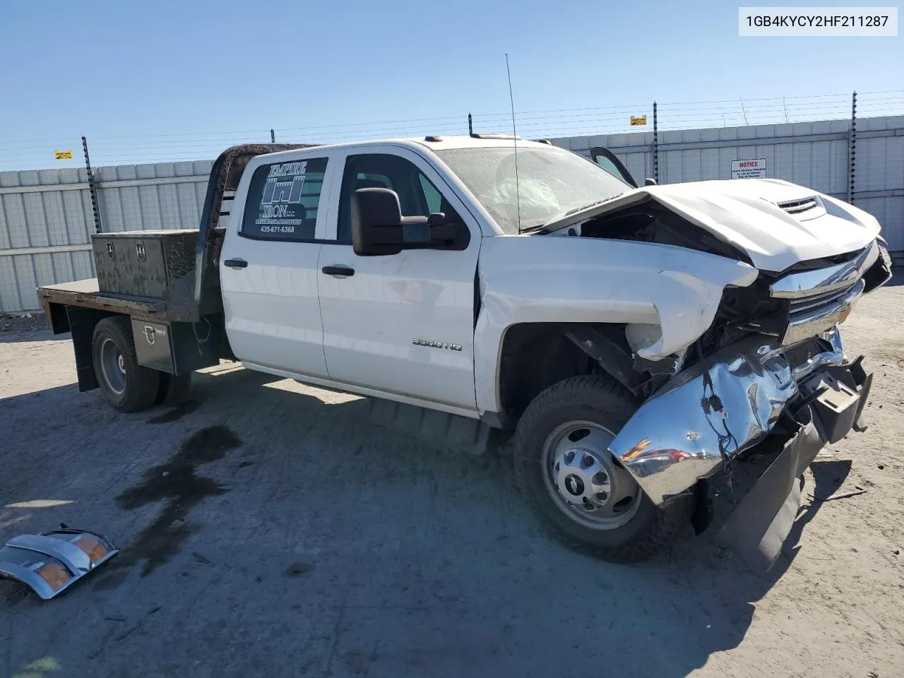 2017 Chevrolet Silverado K3500 VIN: 1GB4KYCY2HF211287 Lot: 73021724