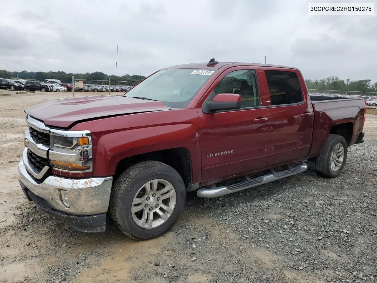 2017 Chevrolet Silverado C1500 Lt VIN: 3GCPCREC2HG150275 Lot: 73122314