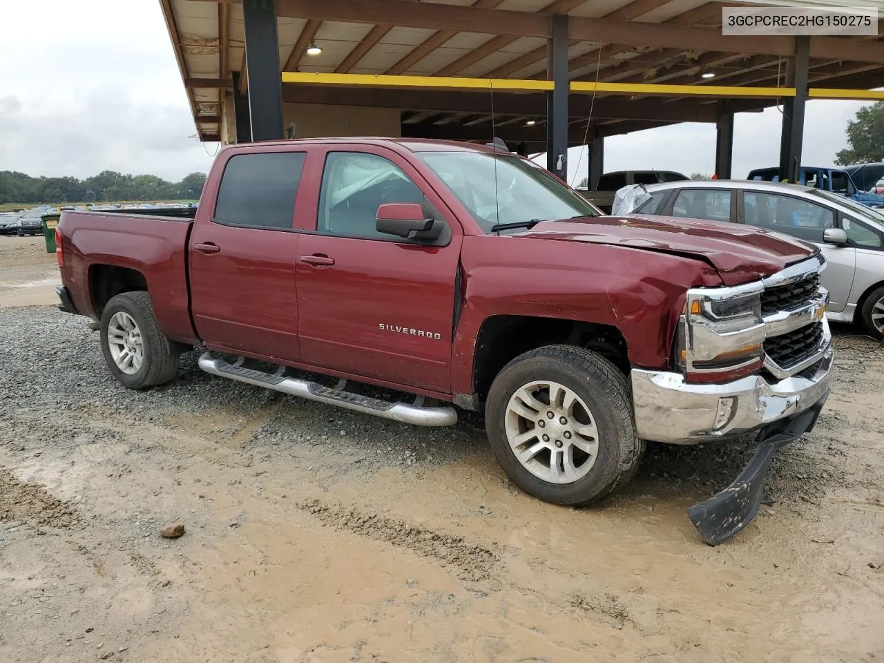 2017 Chevrolet Silverado C1500 Lt VIN: 3GCPCREC2HG150275 Lot: 73122314