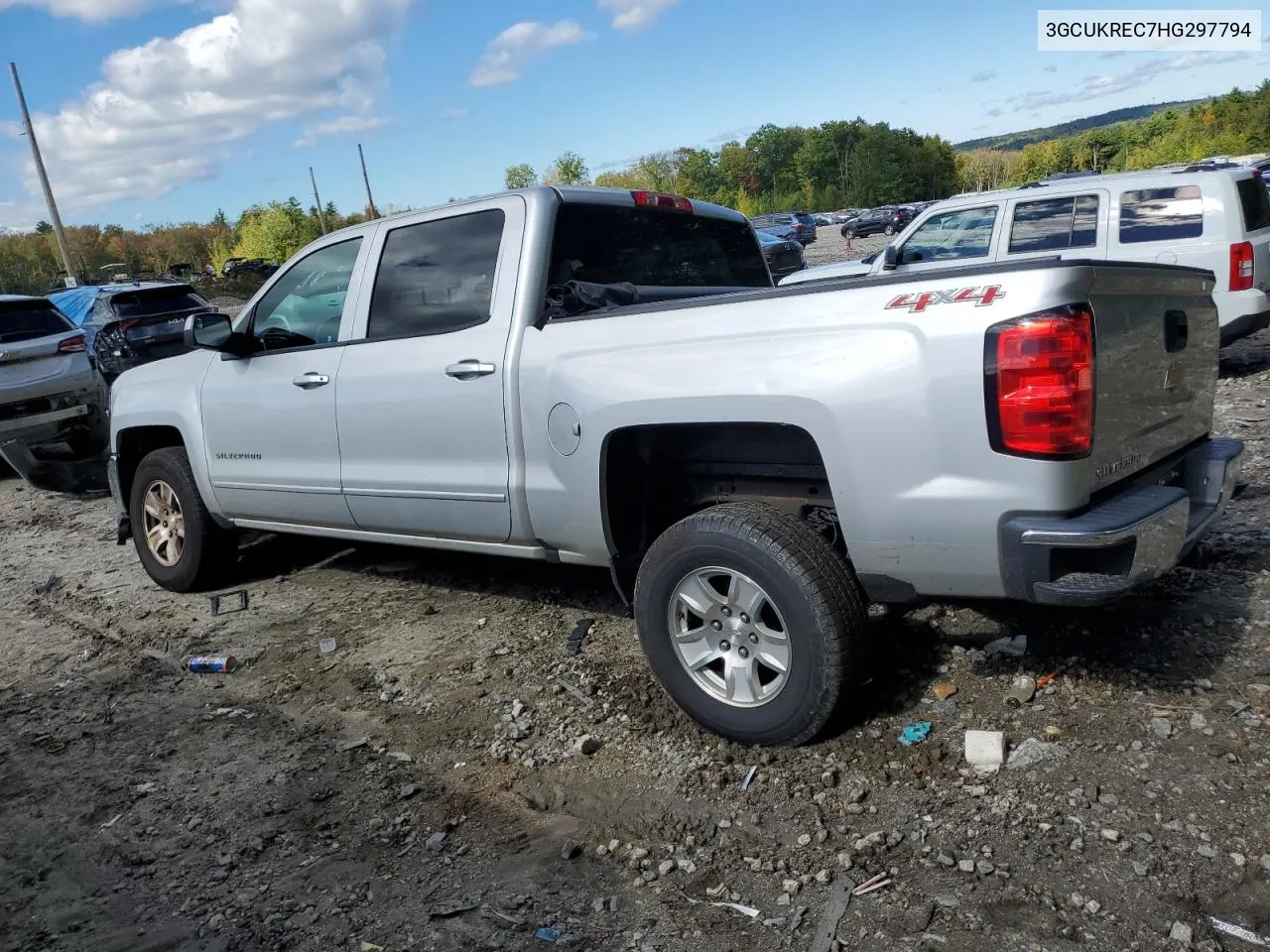 2017 Chevrolet Silverado K1500 Lt VIN: 3GCUKREC7HG297794 Lot: 73127264