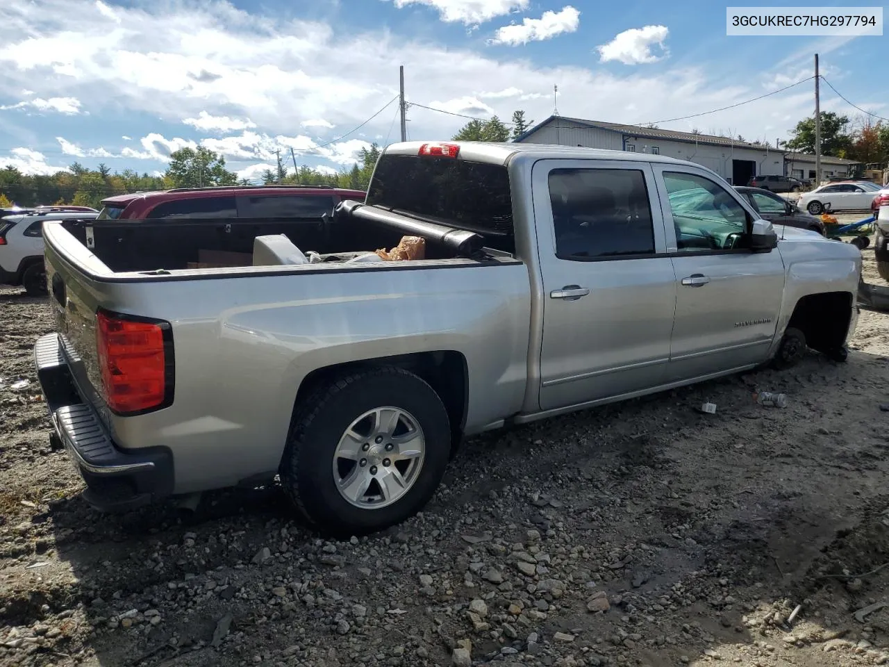 2017 Chevrolet Silverado K1500 Lt VIN: 3GCUKREC7HG297794 Lot: 73127264