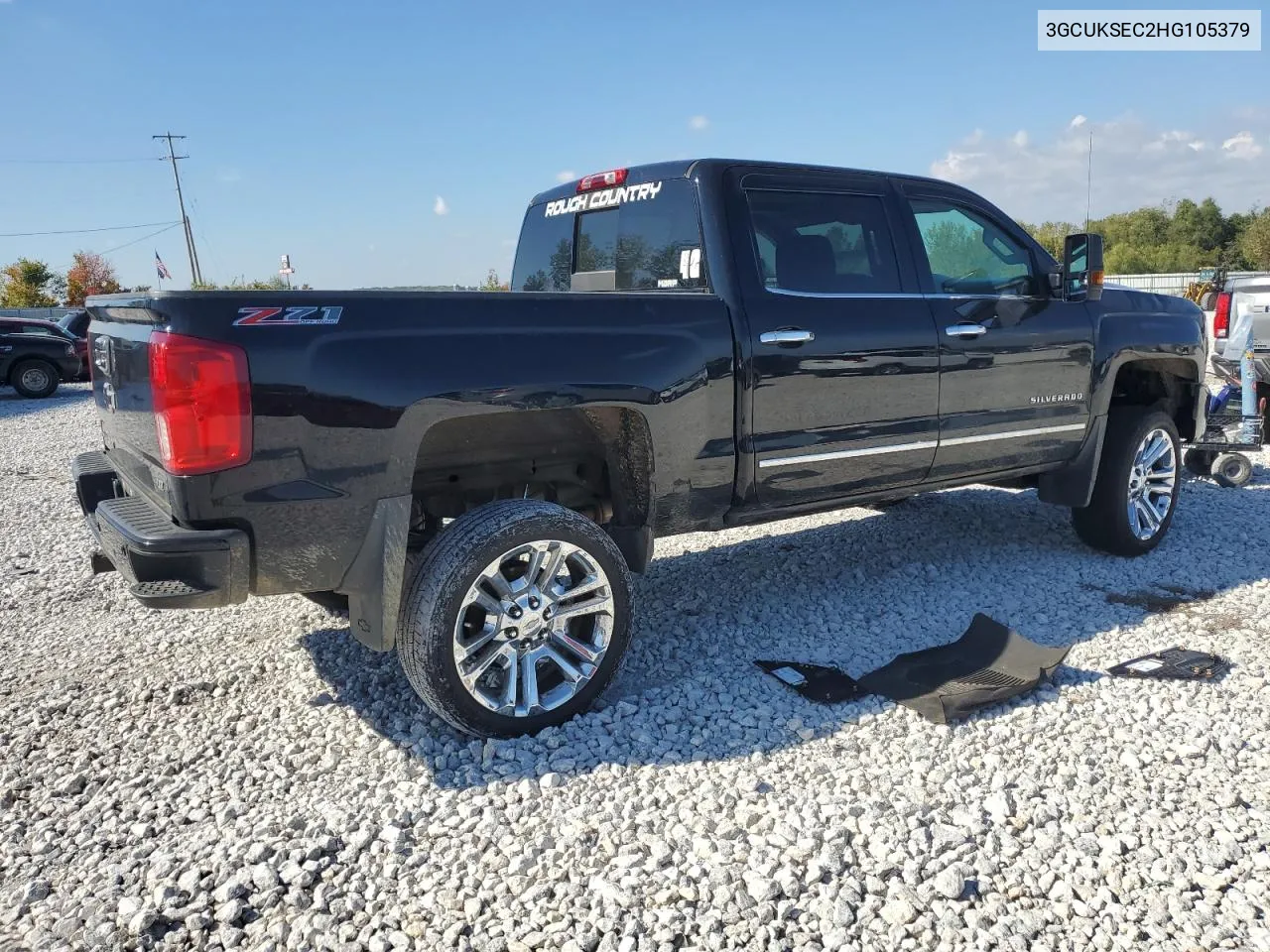 2017 Chevrolet Silverado K1500 Ltz VIN: 3GCUKSEC2HG105379 Lot: 73160474