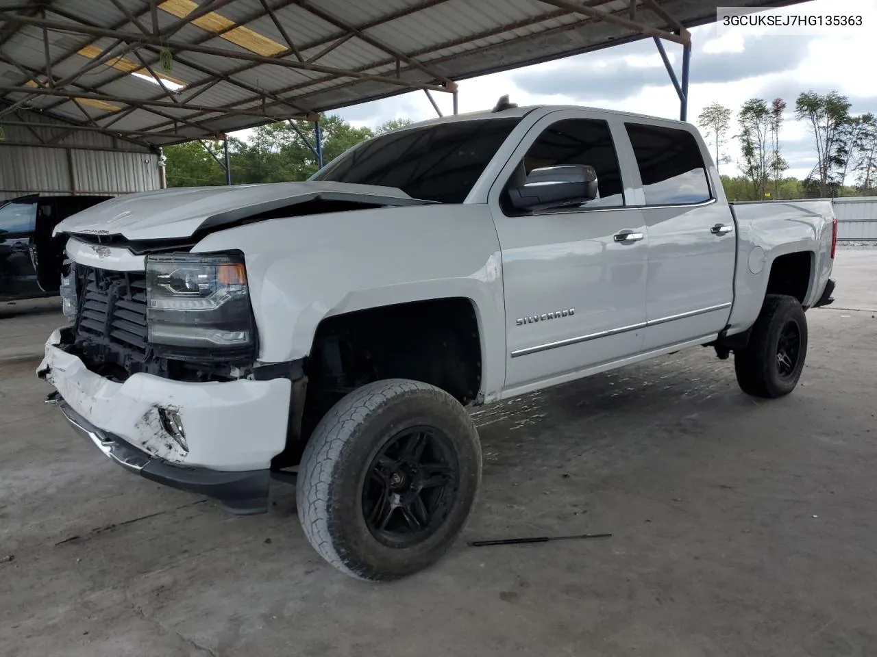 2017 Chevrolet Silverado K1500 Ltz VIN: 3GCUKSEJ7HG135363 Lot: 73215684