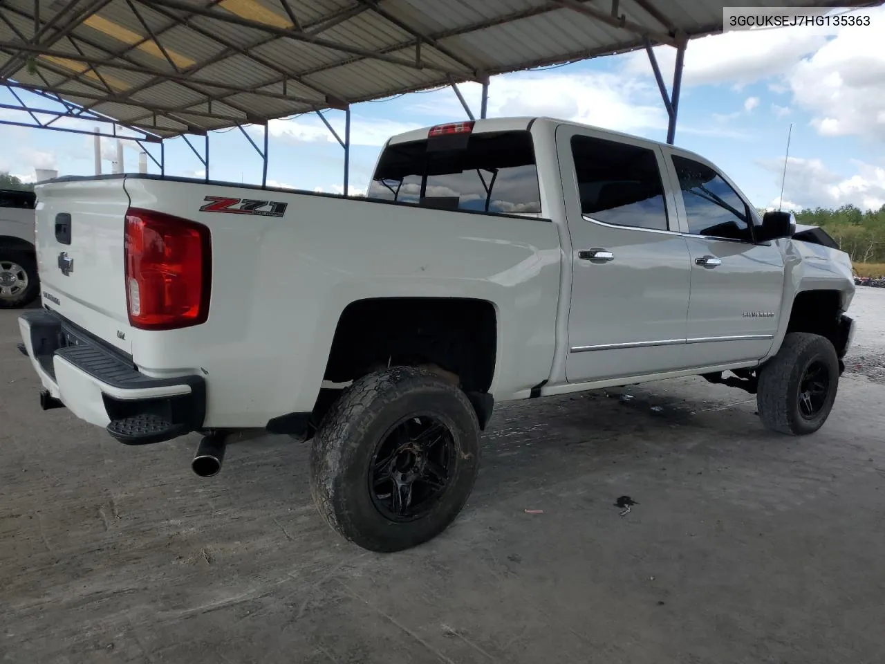 2017 Chevrolet Silverado K1500 Ltz VIN: 3GCUKSEJ7HG135363 Lot: 73215684