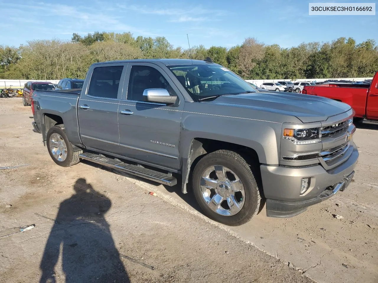 2017 Chevrolet Silverado K1500 Ltz VIN: 3GCUKSEC3HG166692 Lot: 73216804