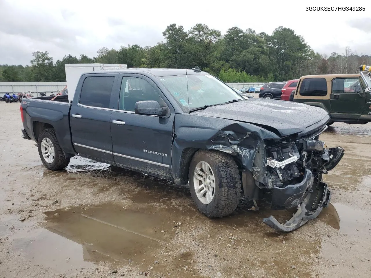 2017 Chevrolet Silverado K1500 Ltz VIN: 3GCUKSEC7HG349285 Lot: 73315044