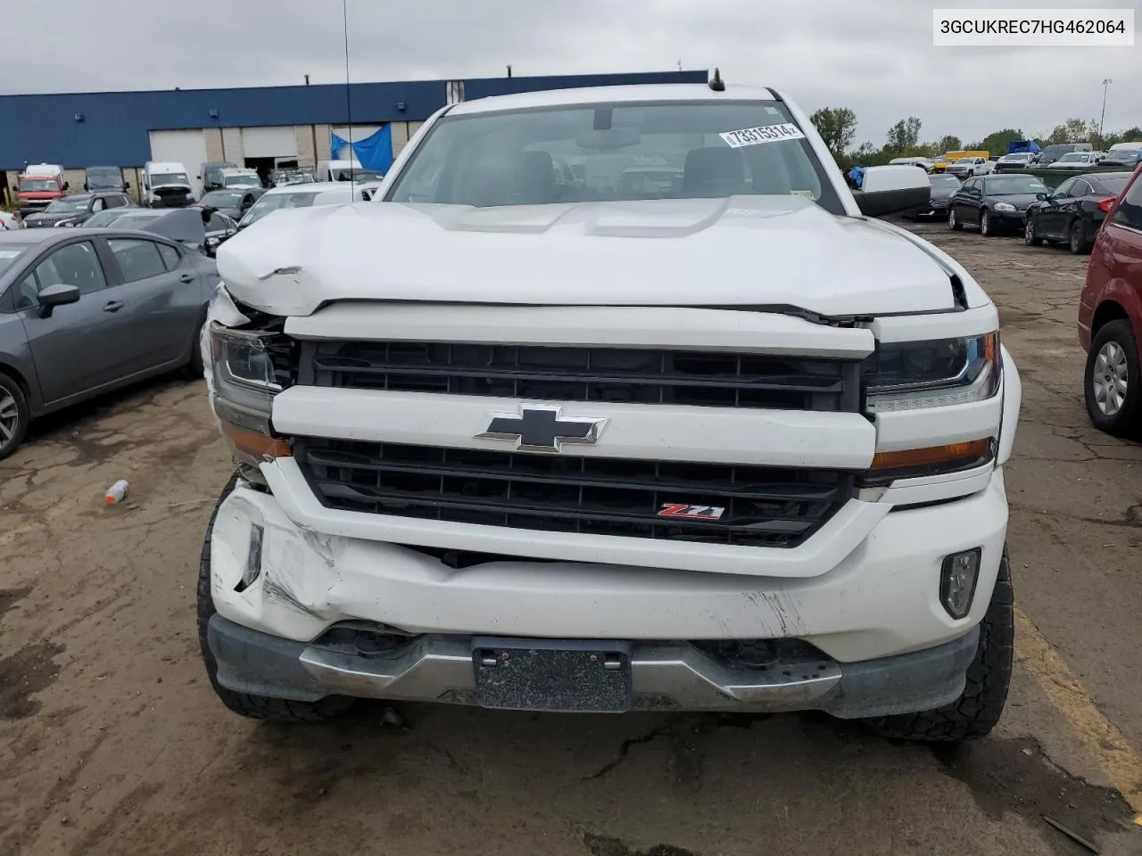 2017 Chevrolet Silverado K1500 Lt VIN: 3GCUKREC7HG462064 Lot: 73315314