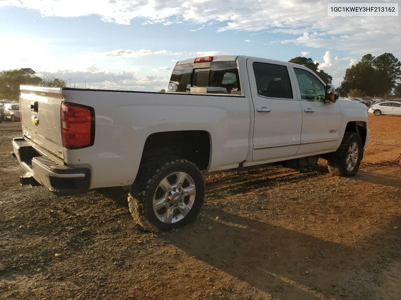 2017 Chevrolet Silverado K2500 Heavy Duty Ltz VIN: 1GC1KWEY3HF213162 Lot: 73375194