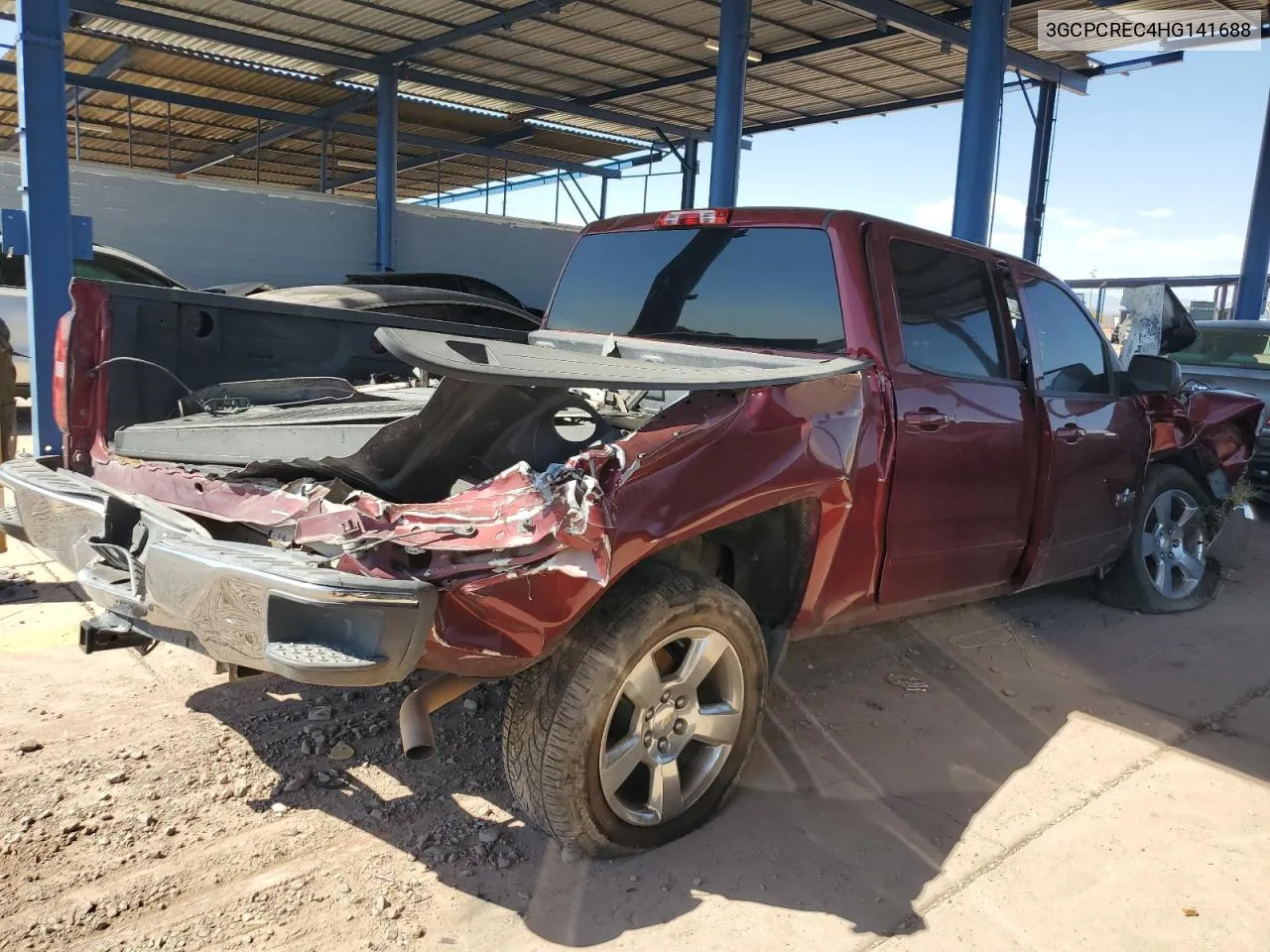 2017 Chevrolet Silverado C1500 Lt VIN: 3GCPCREC4HG141688 Lot: 73411554