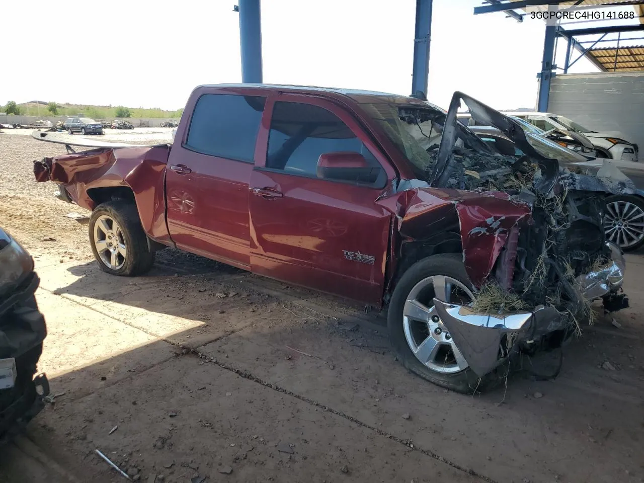 2017 Chevrolet Silverado C1500 Lt VIN: 3GCPCREC4HG141688 Lot: 73411554