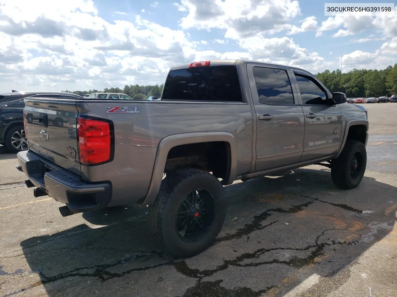 3GCUKREC6HG391598 2017 Chevrolet Silverado K1500 Lt