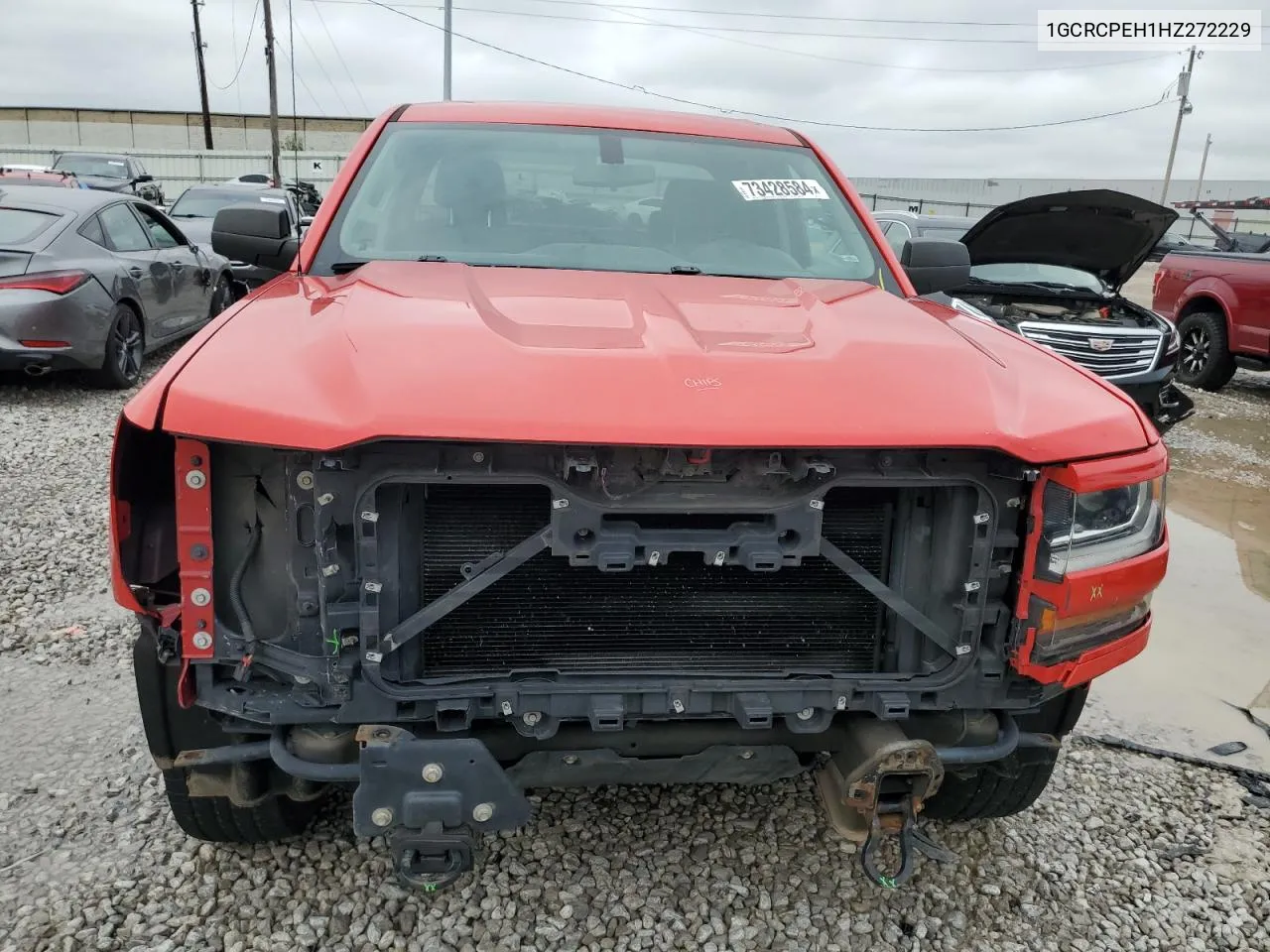 2017 Chevrolet Silverado C1500 Custom VIN: 1GCRCPEH1HZ272229 Lot: 73428584