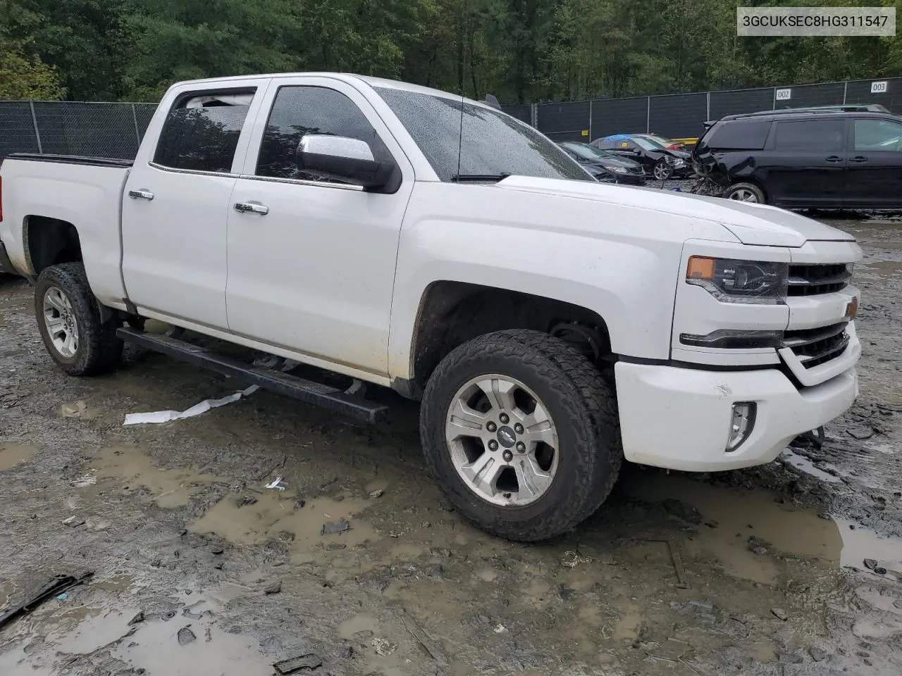 2017 Chevrolet Silverado K1500 Ltz VIN: 3GCUKSEC8HG311547 Lot: 73485664