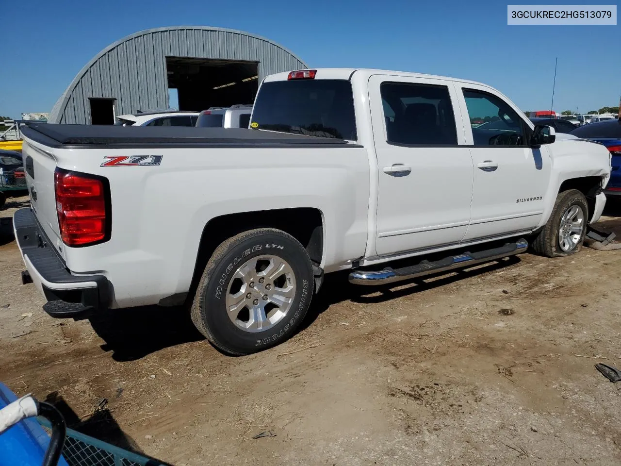 2017 Chevrolet Silverado K1500 Lt VIN: 3GCUKREC2HG513079 Lot: 73509034