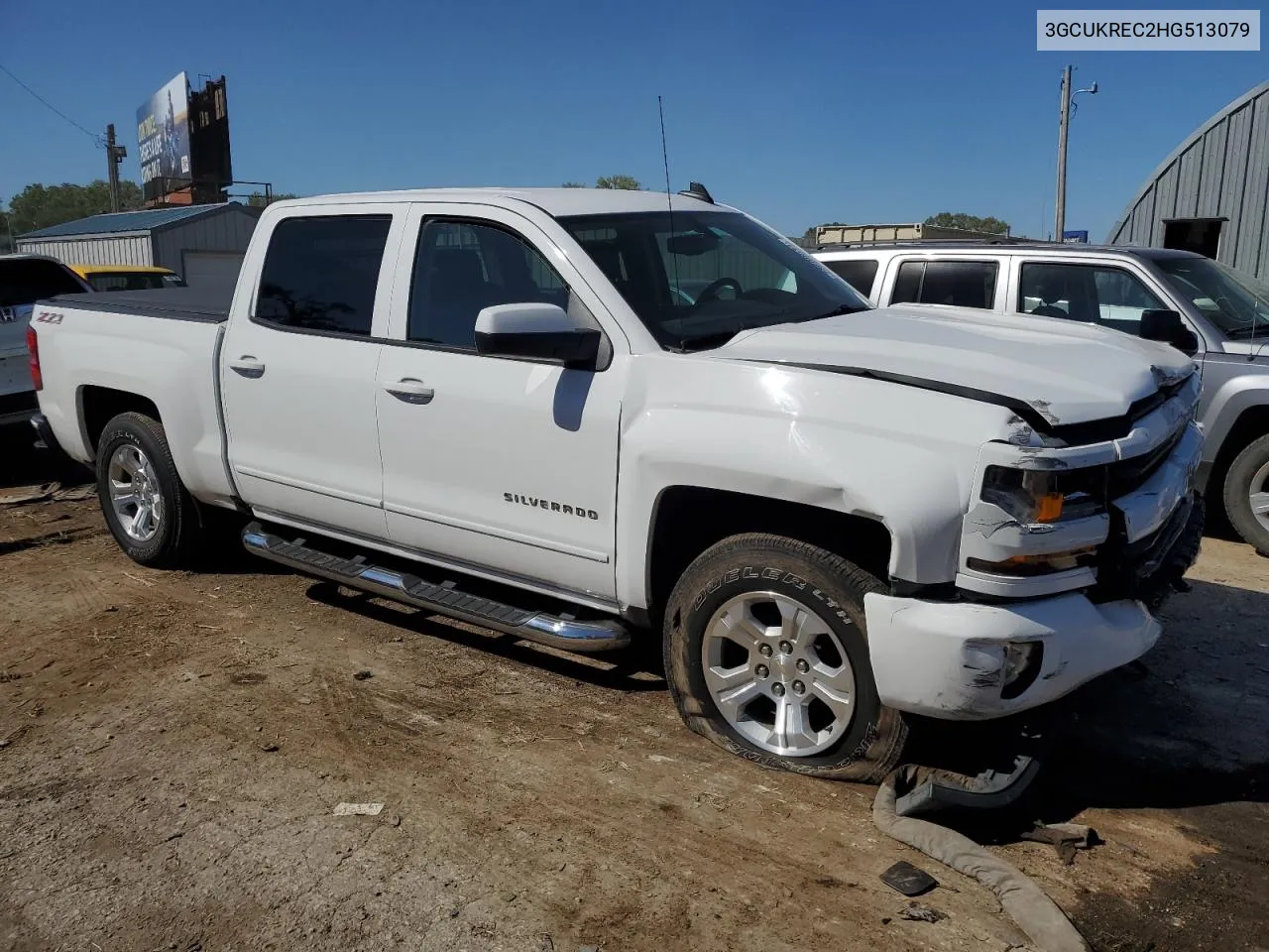 2017 Chevrolet Silverado K1500 Lt VIN: 3GCUKREC2HG513079 Lot: 73509034