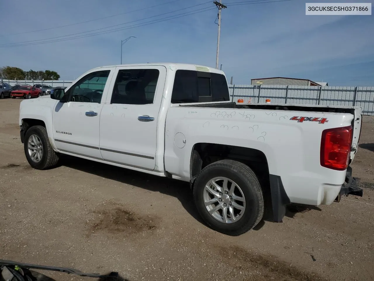 2017 Chevrolet Silverado K1500 Ltz VIN: 3GCUKSEC5HG371866 Lot: 73512454