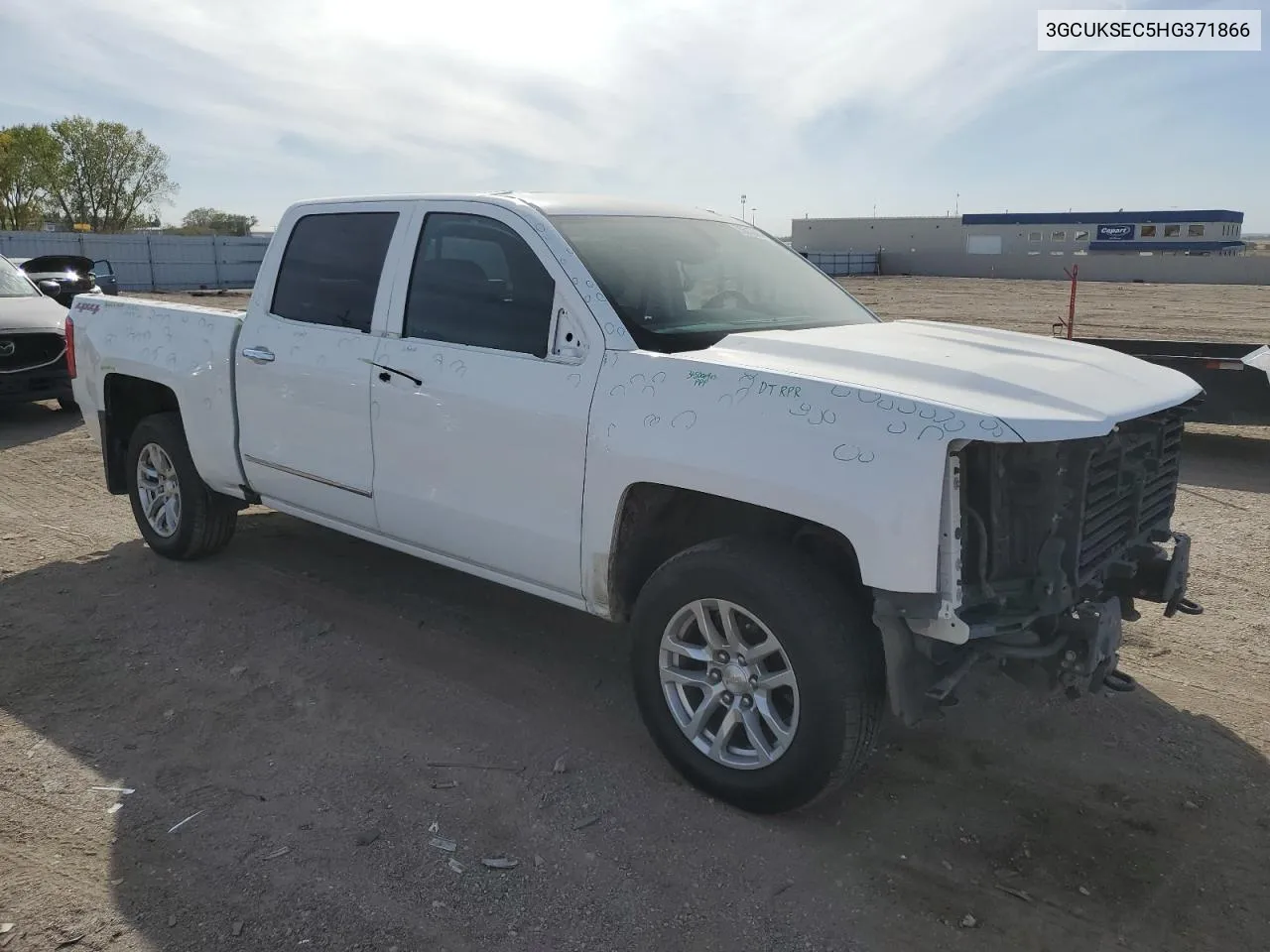 2017 Chevrolet Silverado K1500 Ltz VIN: 3GCUKSEC5HG371866 Lot: 73512454