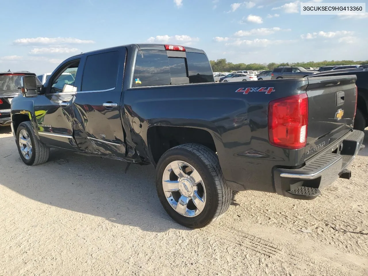 2017 Chevrolet Silverado K1500 Ltz VIN: 3GCUKSEC9HG413360 Lot: 73549984