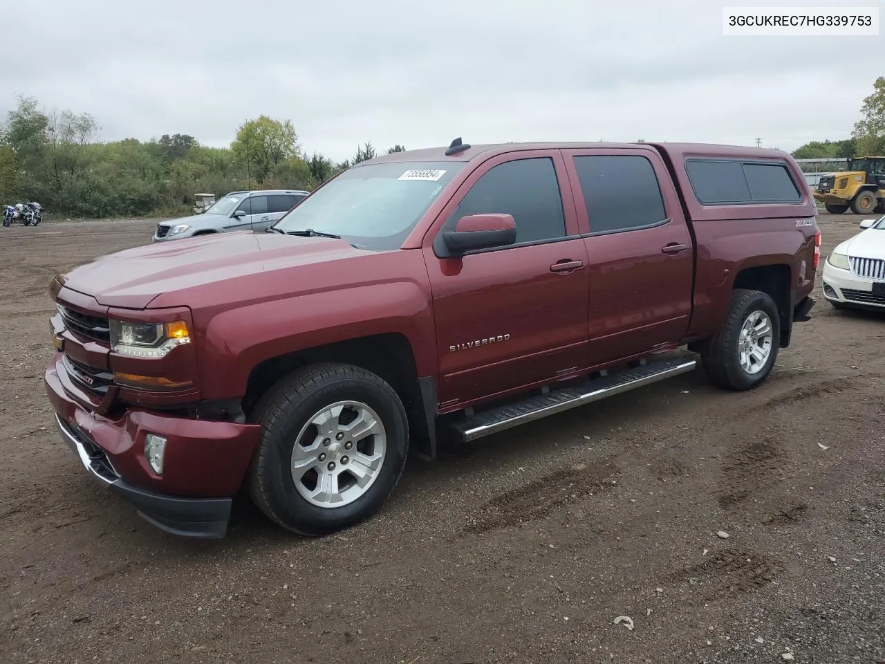 2017 Chevrolet Silverado K1500 Lt VIN: 3GCUKREC7HG339753 Lot: 73556954