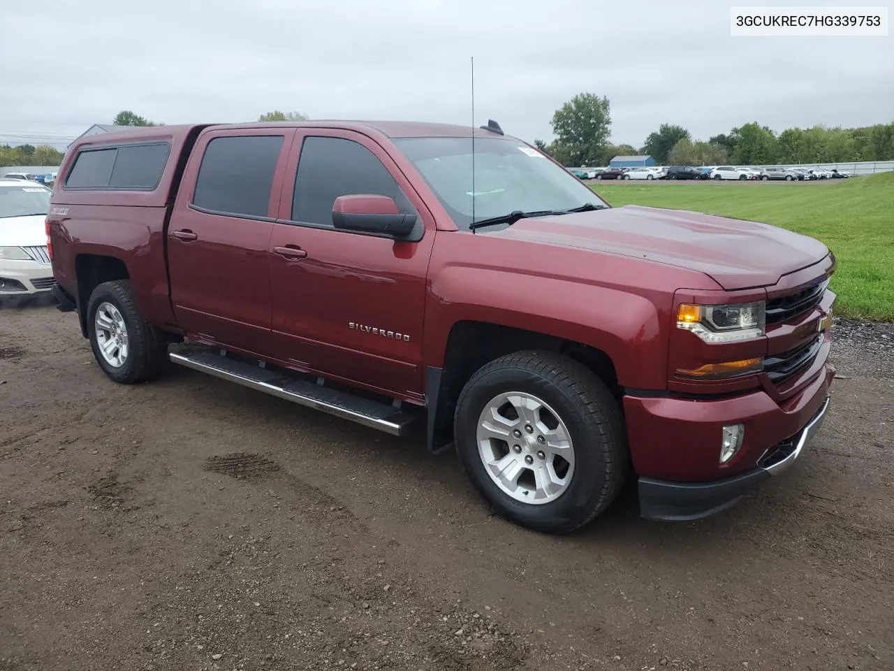 2017 Chevrolet Silverado K1500 Lt VIN: 3GCUKREC7HG339753 Lot: 73556954