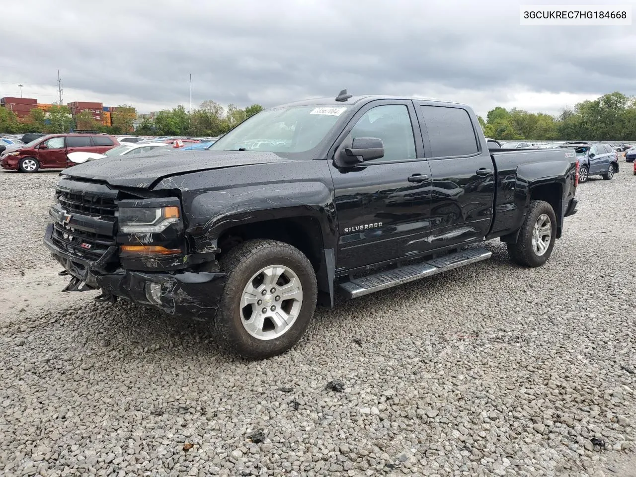 2017 Chevrolet Silverado K1500 Lt VIN: 3GCUKREC7HG184668 Lot: 73567084