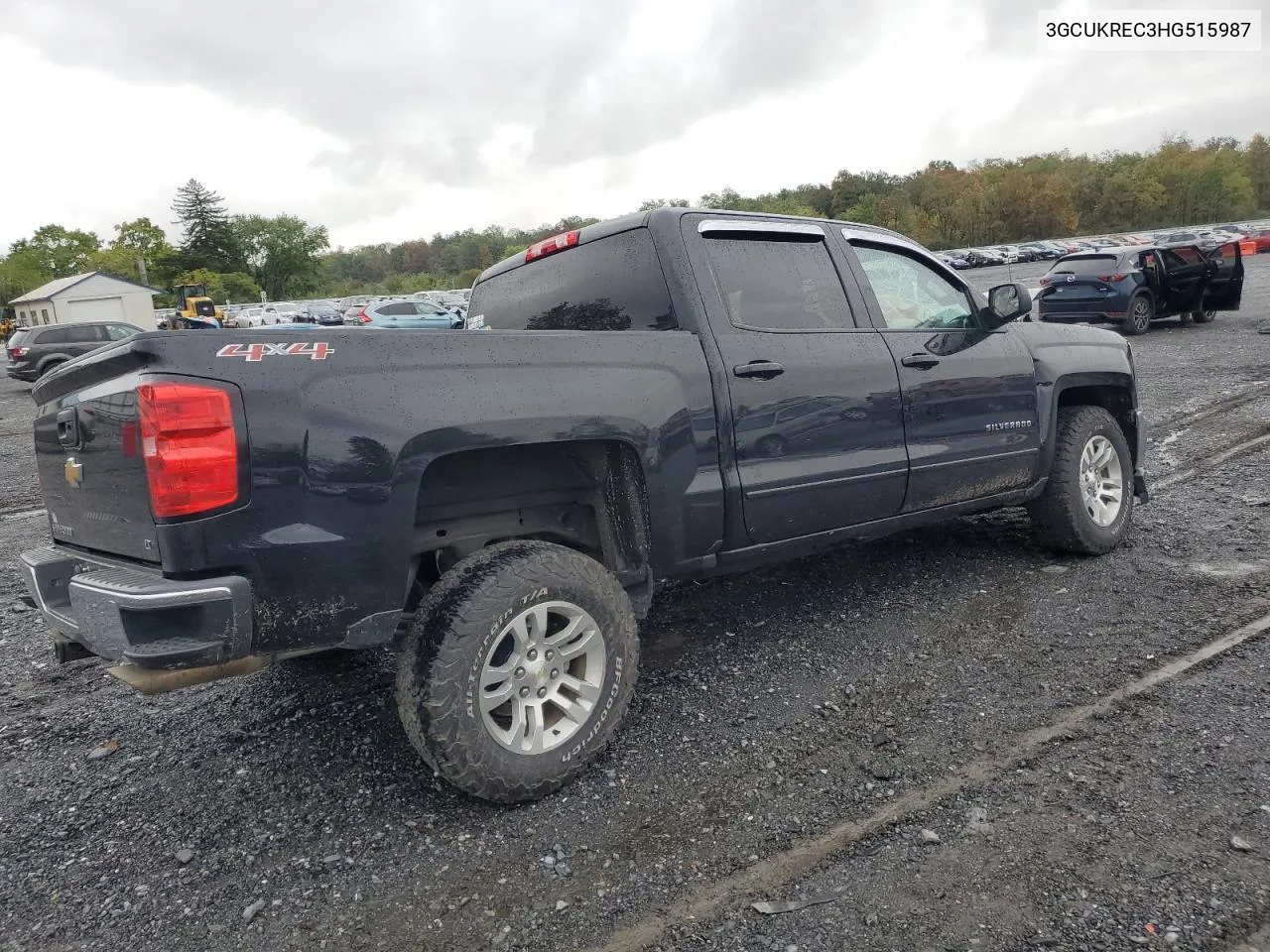 2017 Chevrolet Silverado K1500 Lt VIN: 3GCUKREC3HG515987 Lot: 73584524