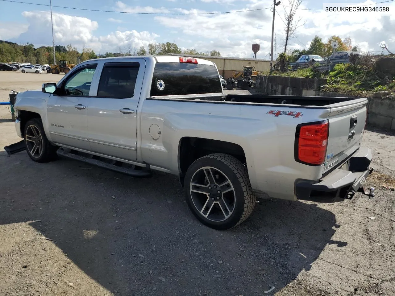 3GCUKREC9HG346588 2017 Chevrolet Silverado K1500 Lt