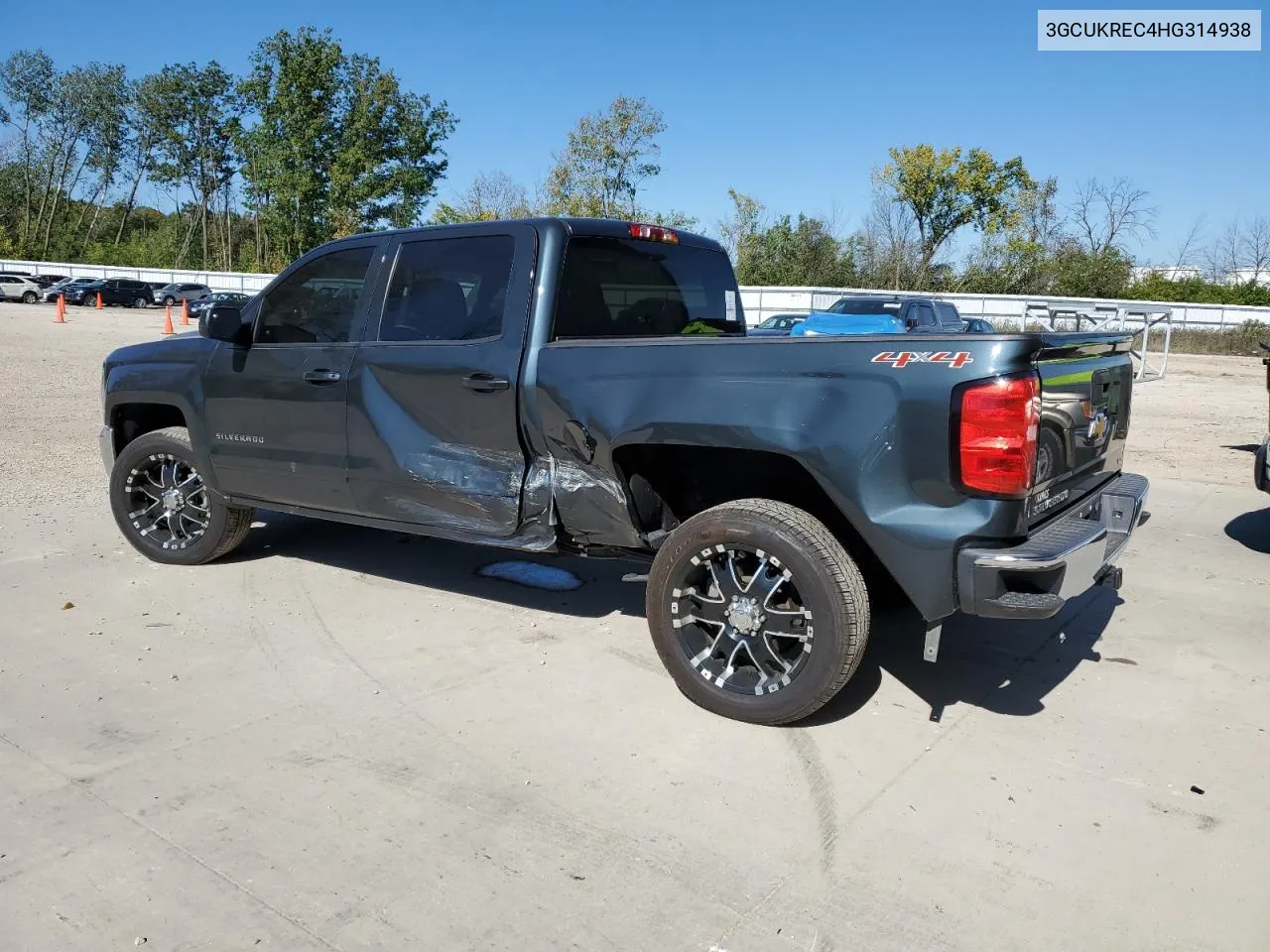 2017 Chevrolet Silverado K1500 Lt VIN: 3GCUKREC4HG314938 Lot: 73998434