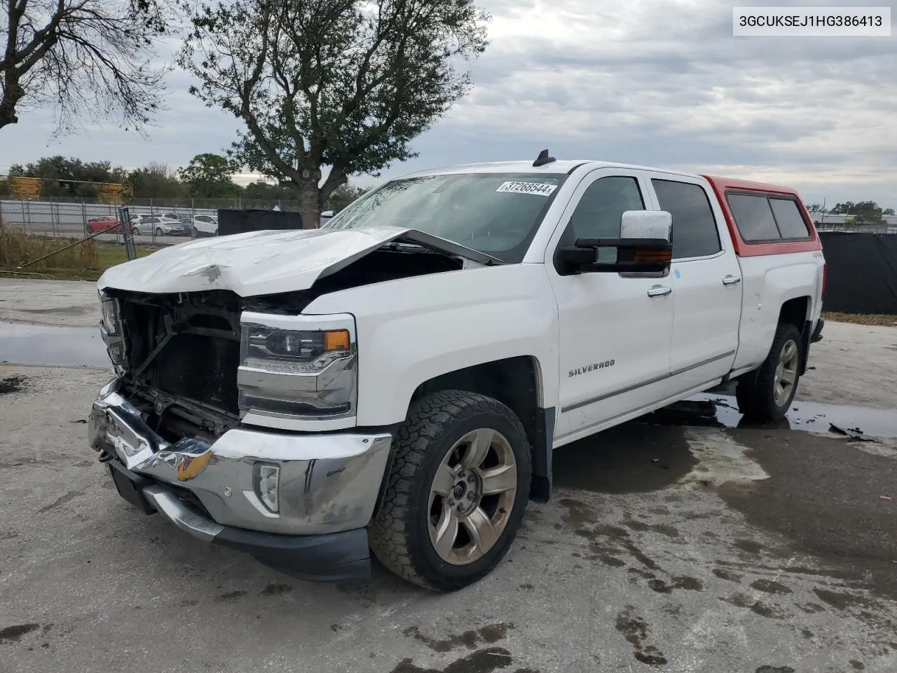 2017 Chevrolet Silverado K1500 Ltz VIN: 3GCUKSEJ1HG386413 Lot: 74088804