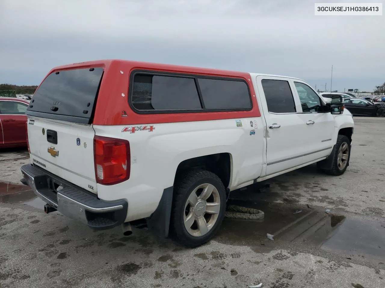 2017 Chevrolet Silverado K1500 Ltz VIN: 3GCUKSEJ1HG386413 Lot: 74088804