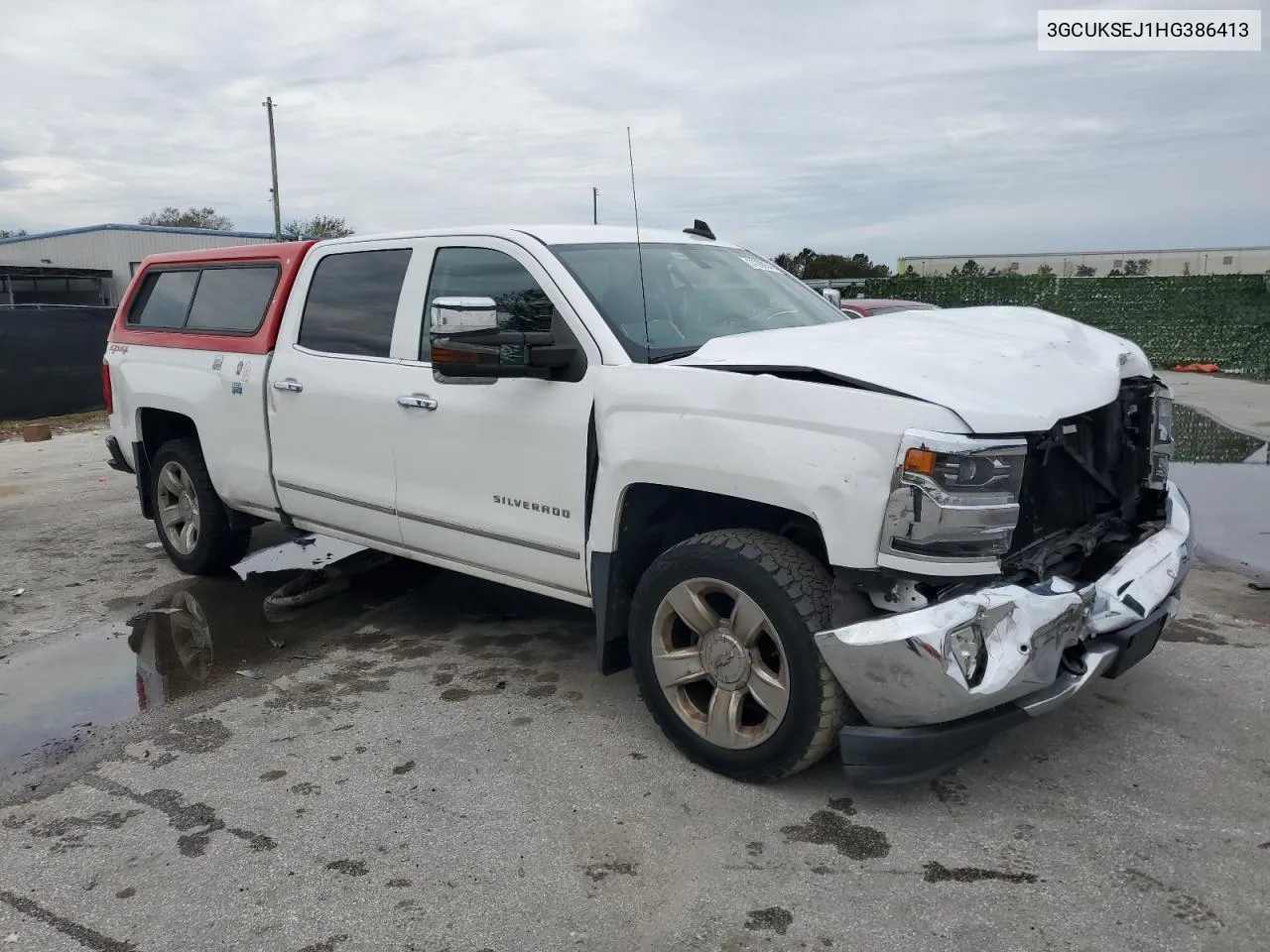 2017 Chevrolet Silverado K1500 Ltz VIN: 3GCUKSEJ1HG386413 Lot: 74088804