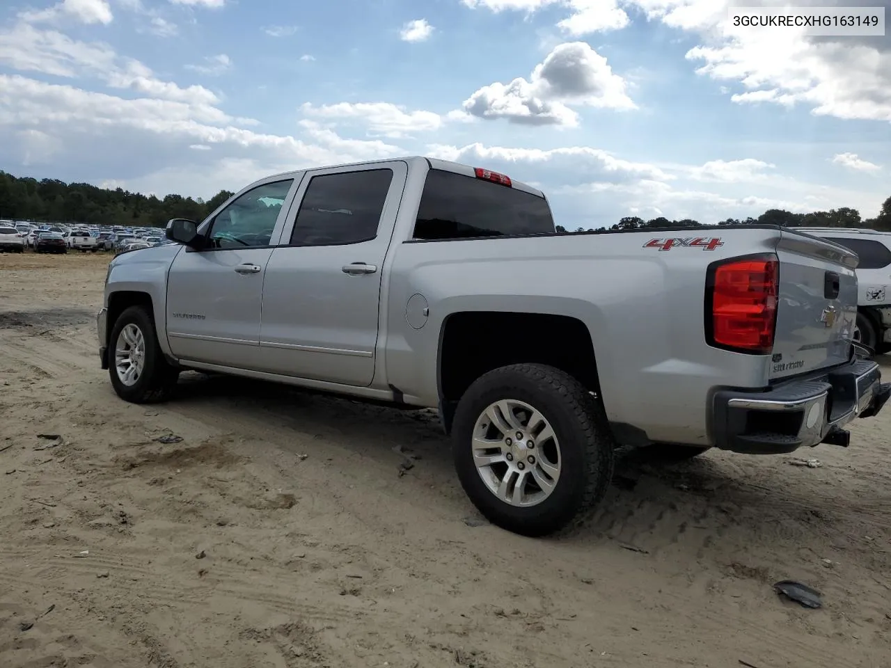 3GCUKRECXHG163149 2017 Chevrolet Silverado K1500 Lt