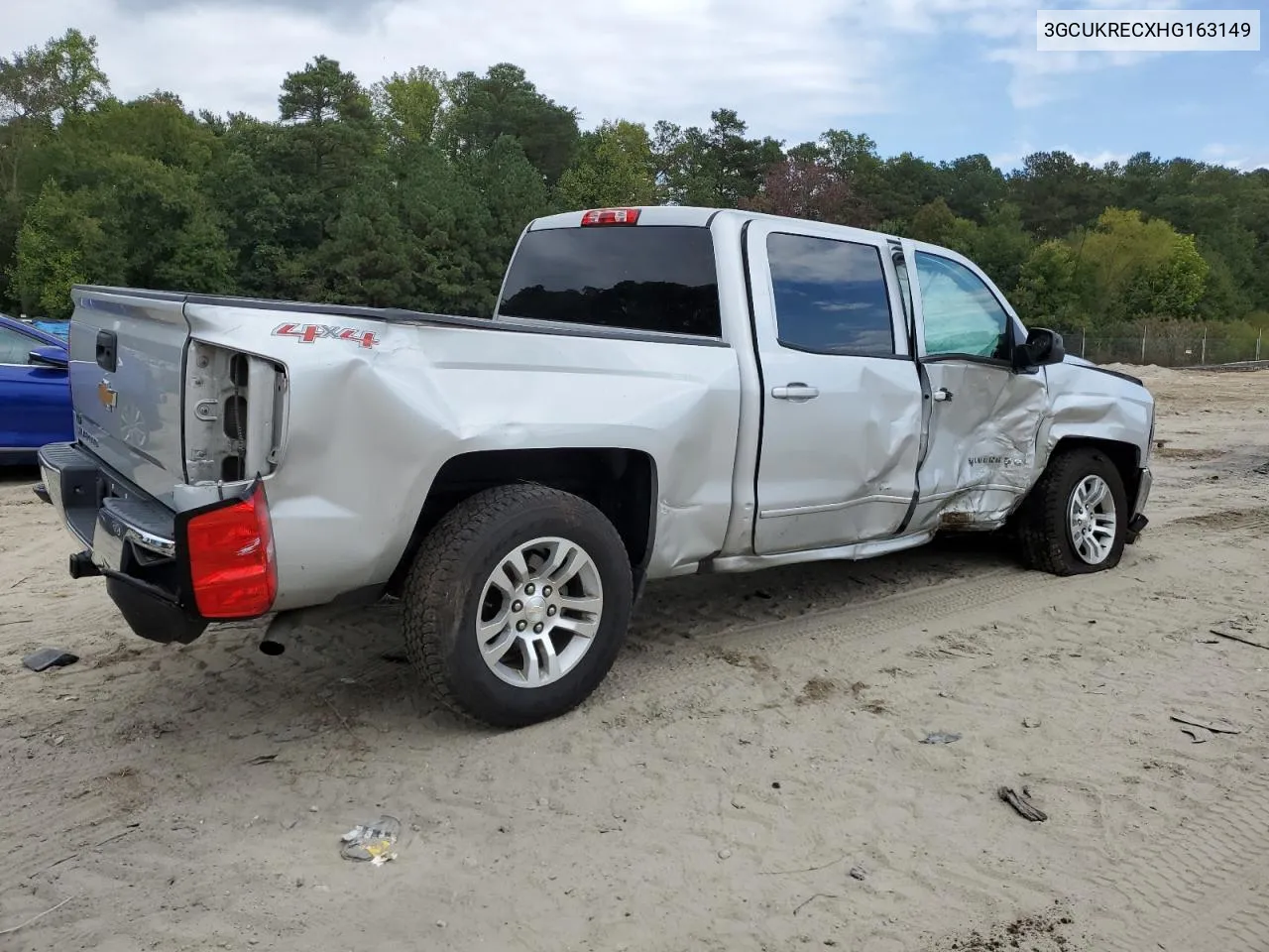 3GCUKRECXHG163149 2017 Chevrolet Silverado K1500 Lt