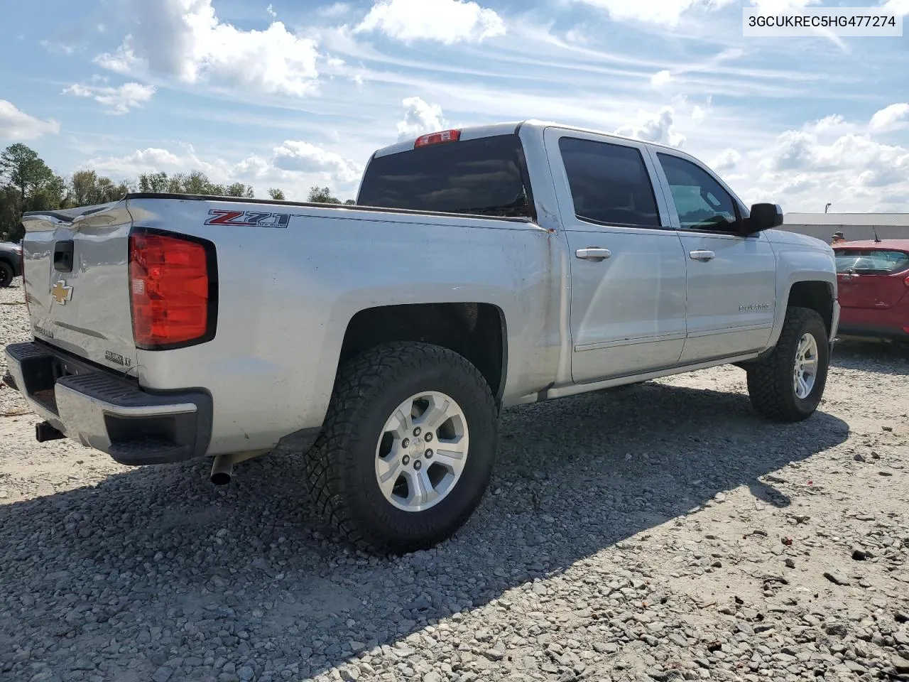 2017 Chevrolet Silverado K1500 Lt VIN: 3GCUKREC5HG477274 Lot: 74363734