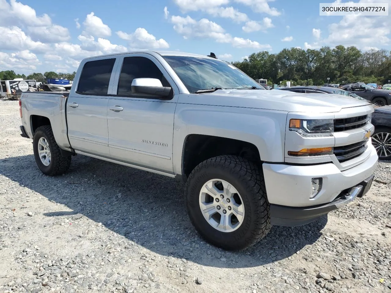 2017 Chevrolet Silverado K1500 Lt VIN: 3GCUKREC5HG477274 Lot: 74363734