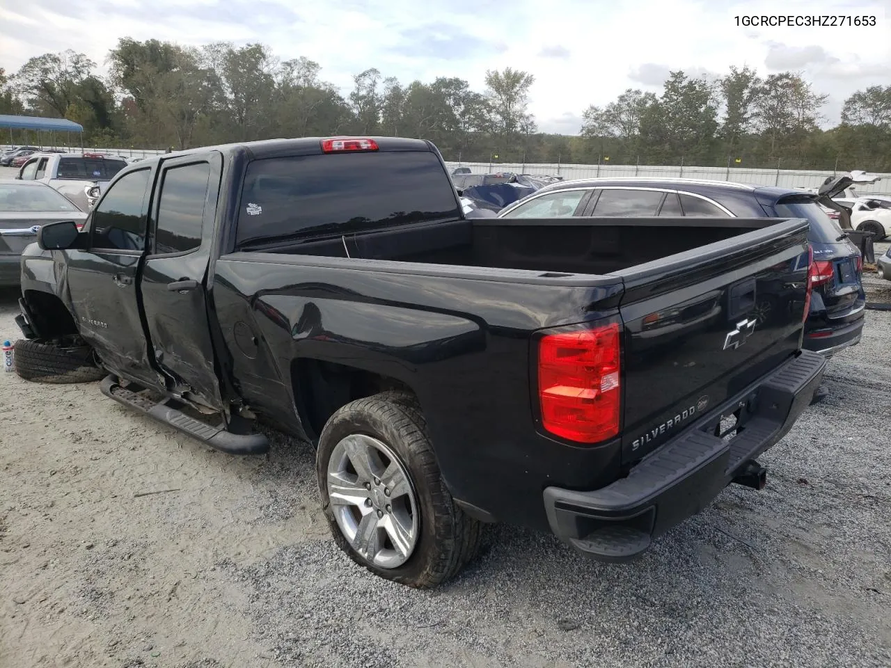 2017 Chevrolet Silverado C1500 Custom VIN: 1GCRCPEC3HZ271653 Lot: 74429654