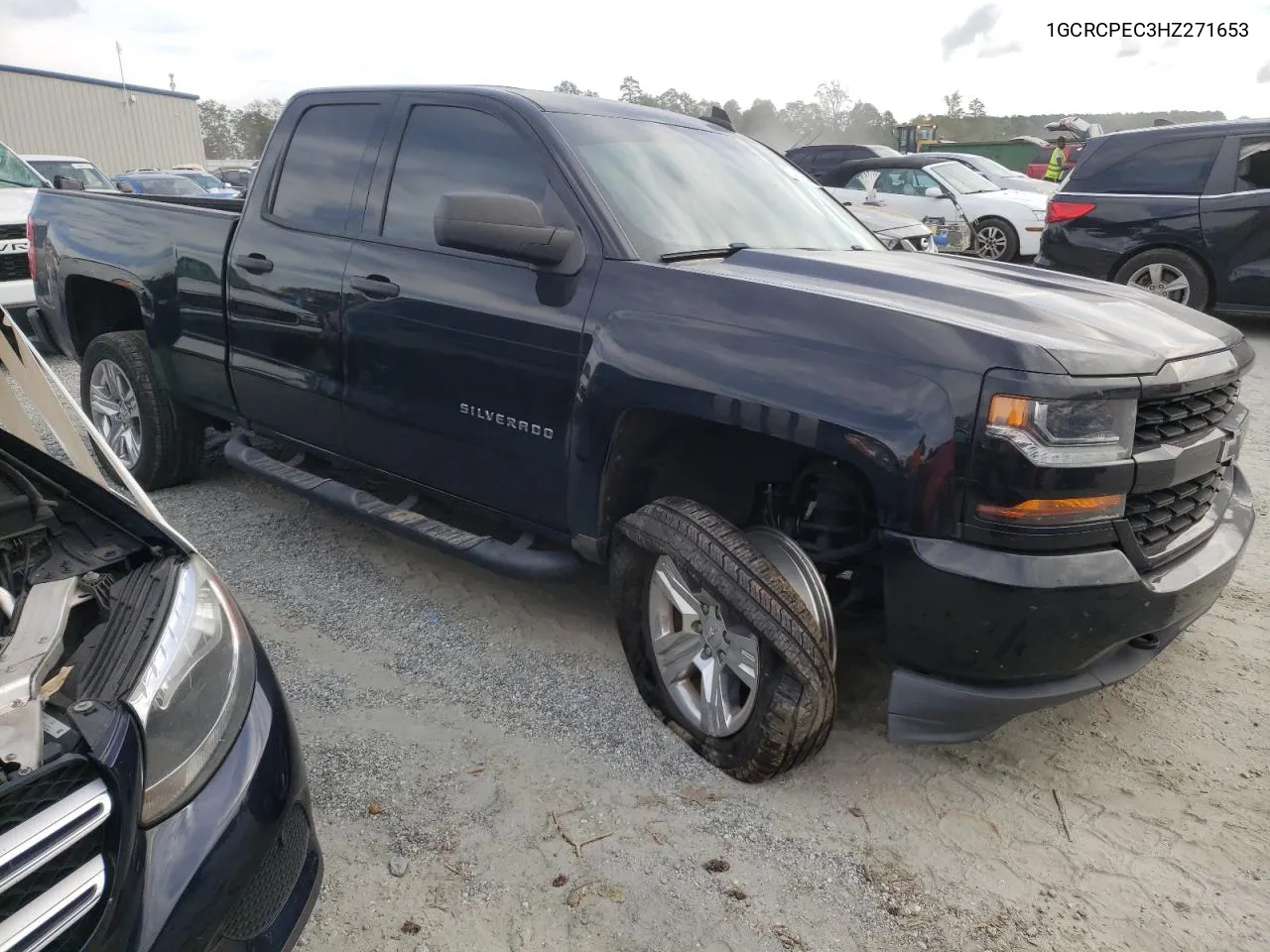 2017 Chevrolet Silverado C1500 Custom VIN: 1GCRCPEC3HZ271653 Lot: 74429654