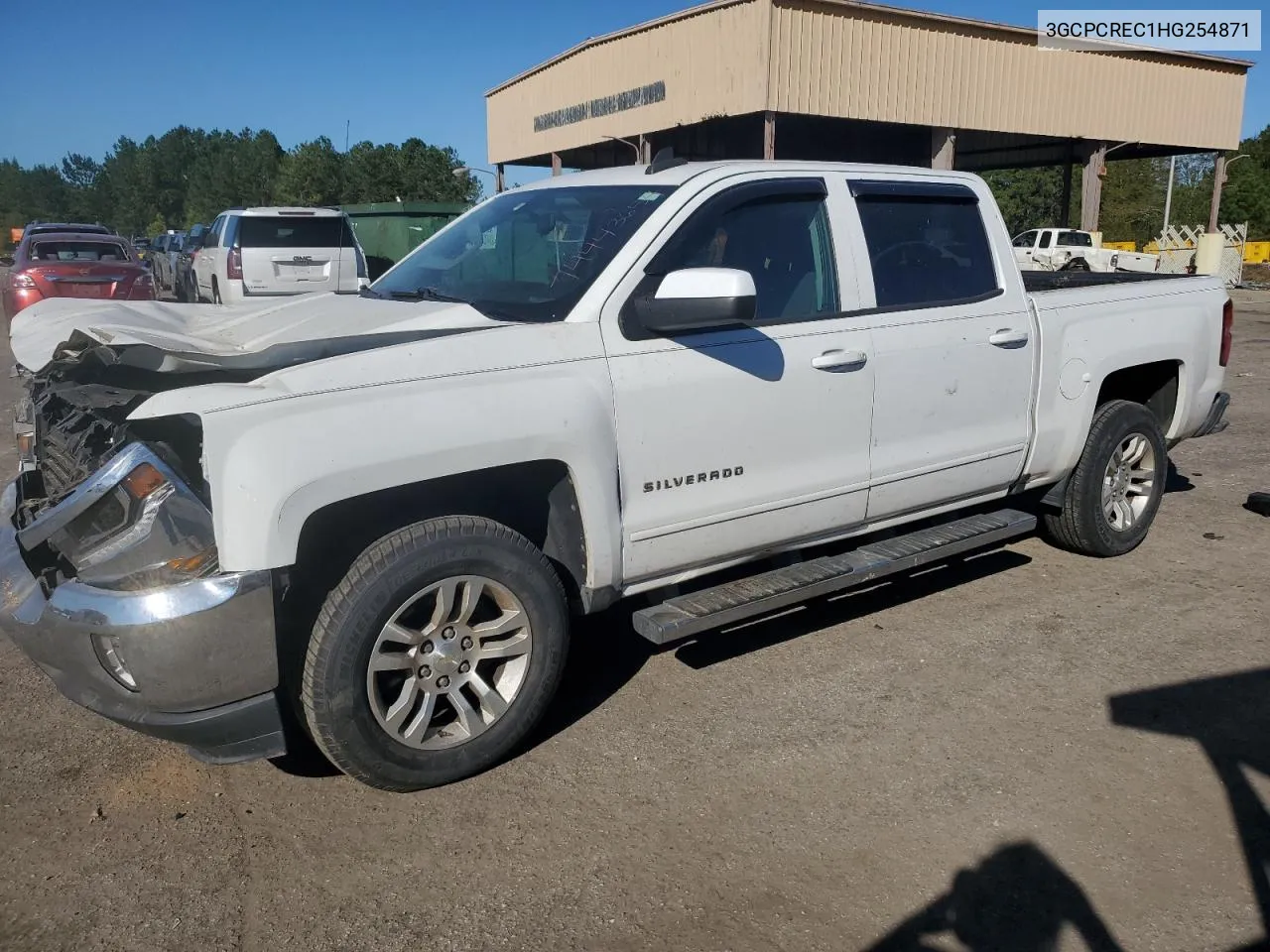 2017 Chevrolet Silverado C1500 Lt VIN: 3GCPCREC1HG254871 Lot: 74443654