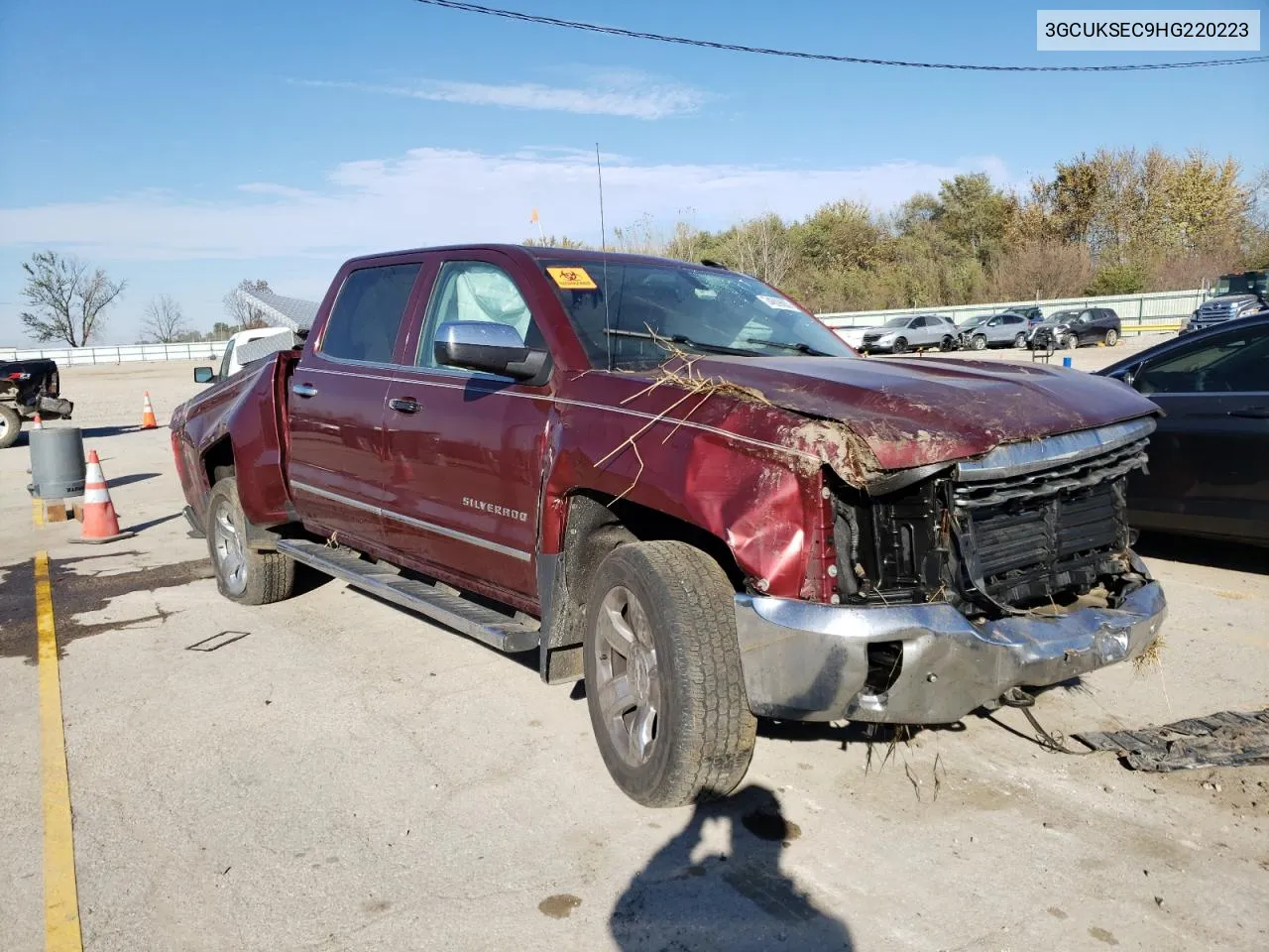 3GCUKSEC9HG220223 2017 Chevrolet Silverado K1500 Ltz