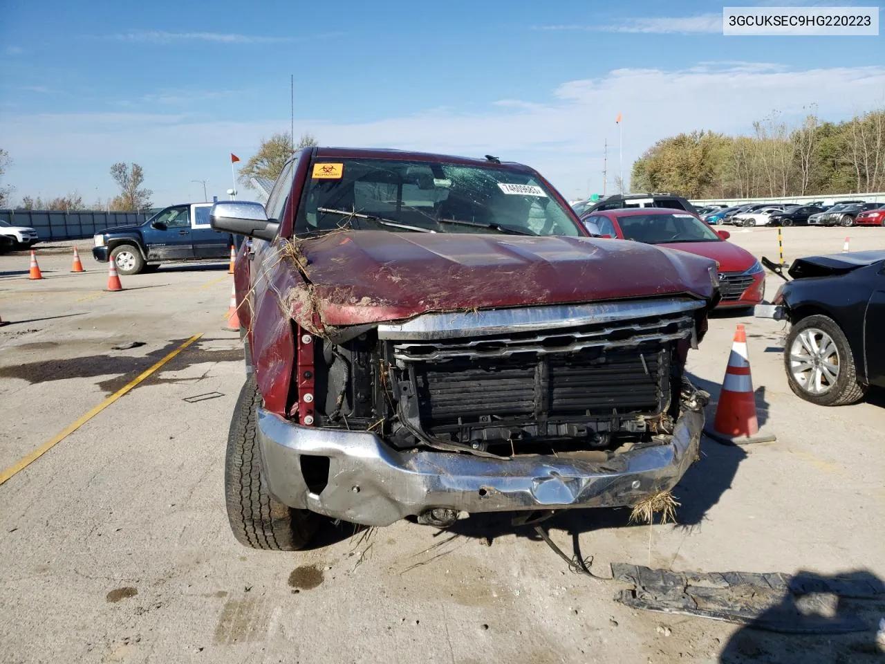 3GCUKSEC9HG220223 2017 Chevrolet Silverado K1500 Ltz