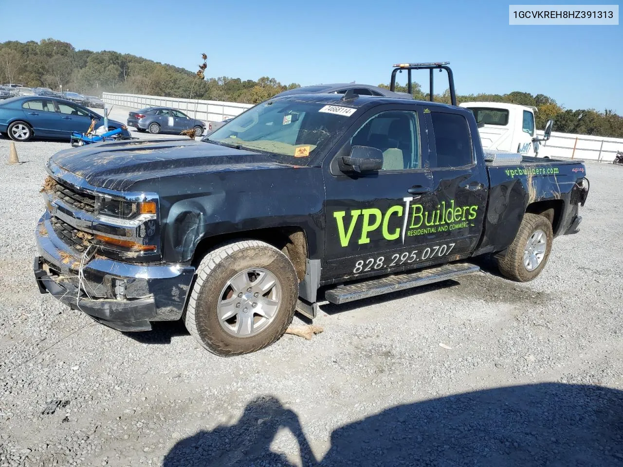 2017 Chevrolet Silverado K1500 Lt VIN: 1GCVKREH8HZ391313 Lot: 74668114