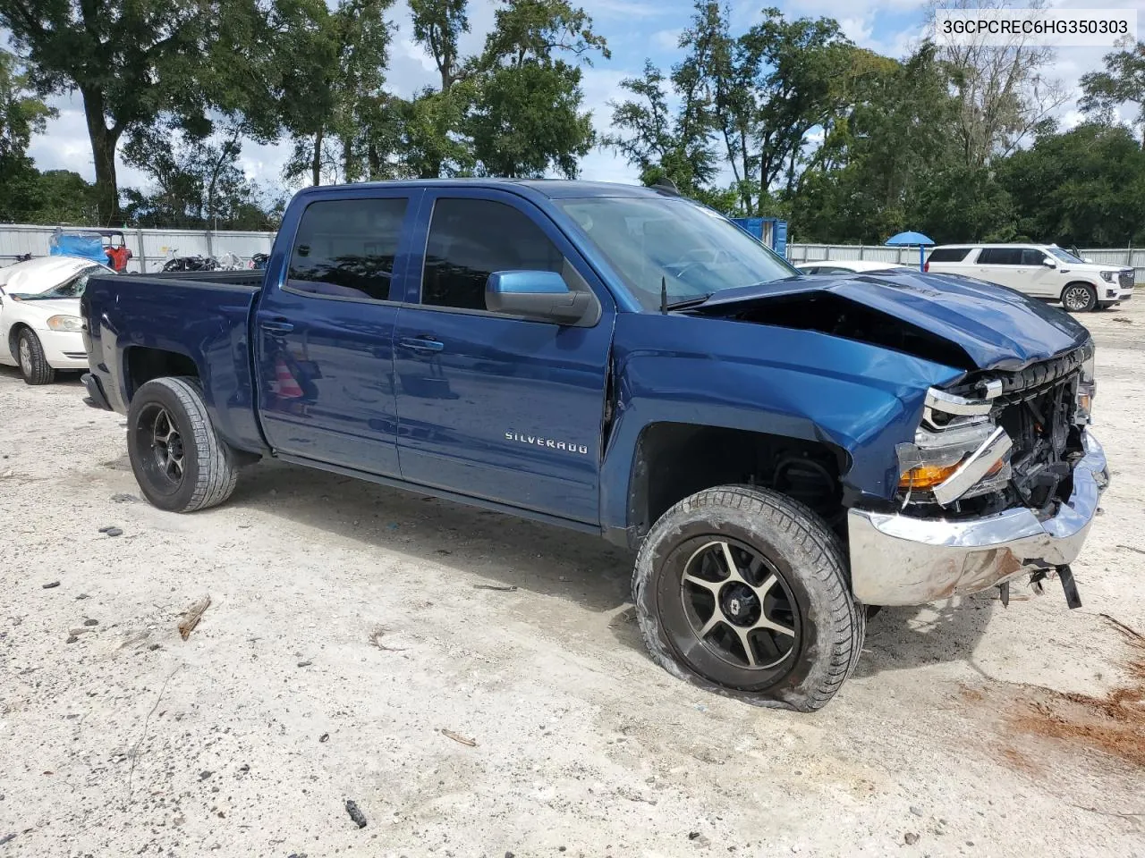 2017 Chevrolet Silverado C1500 Lt VIN: 3GCPCREC6HG350303 Lot: 74669504