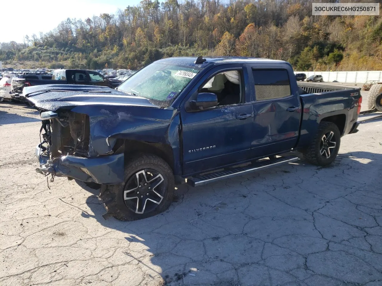 2017 Chevrolet Silverado K1500 Lt VIN: 3GCUKREC6HG250871 Lot: 74799343