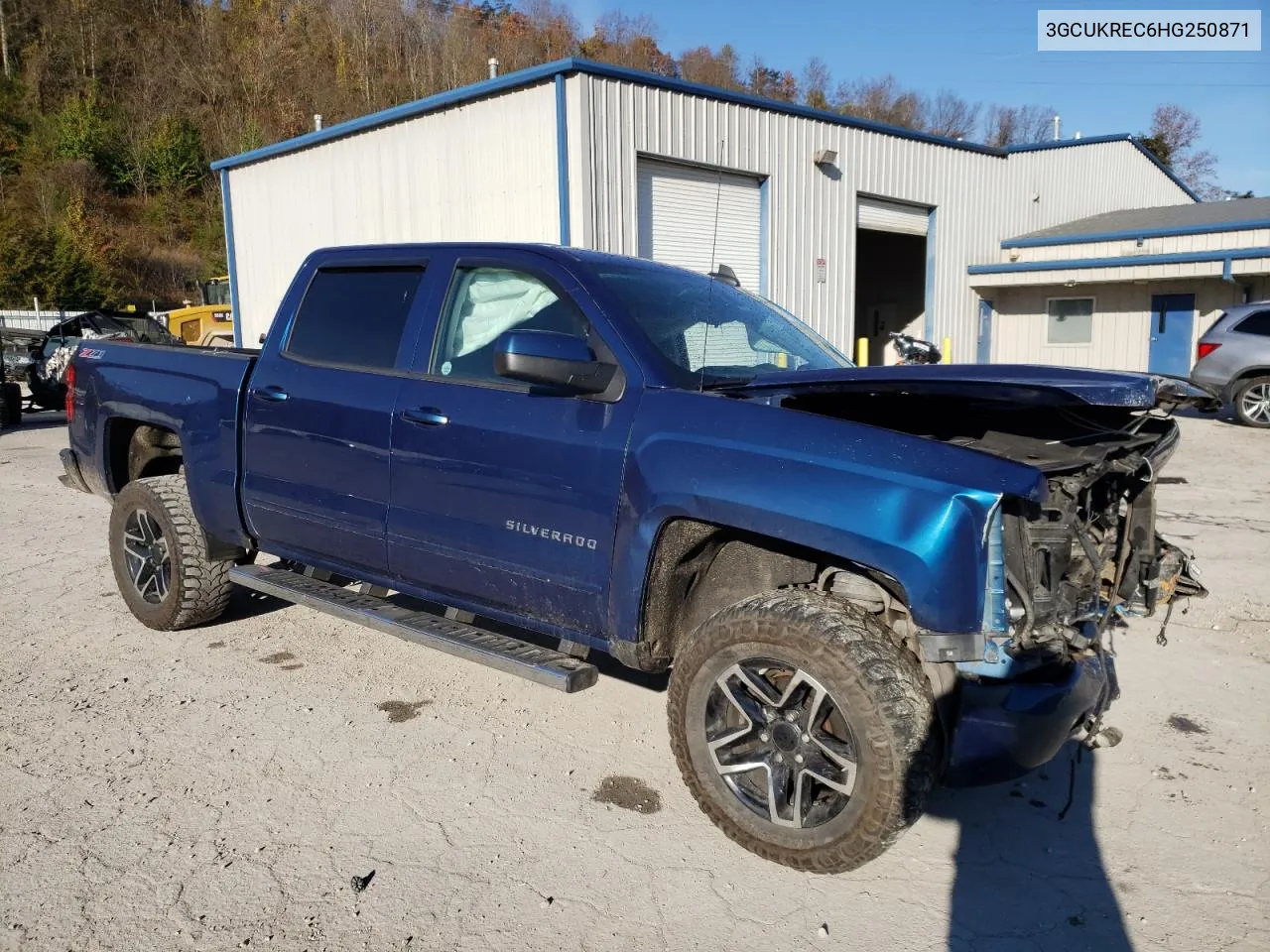 3GCUKREC6HG250871 2017 Chevrolet Silverado K1500 Lt