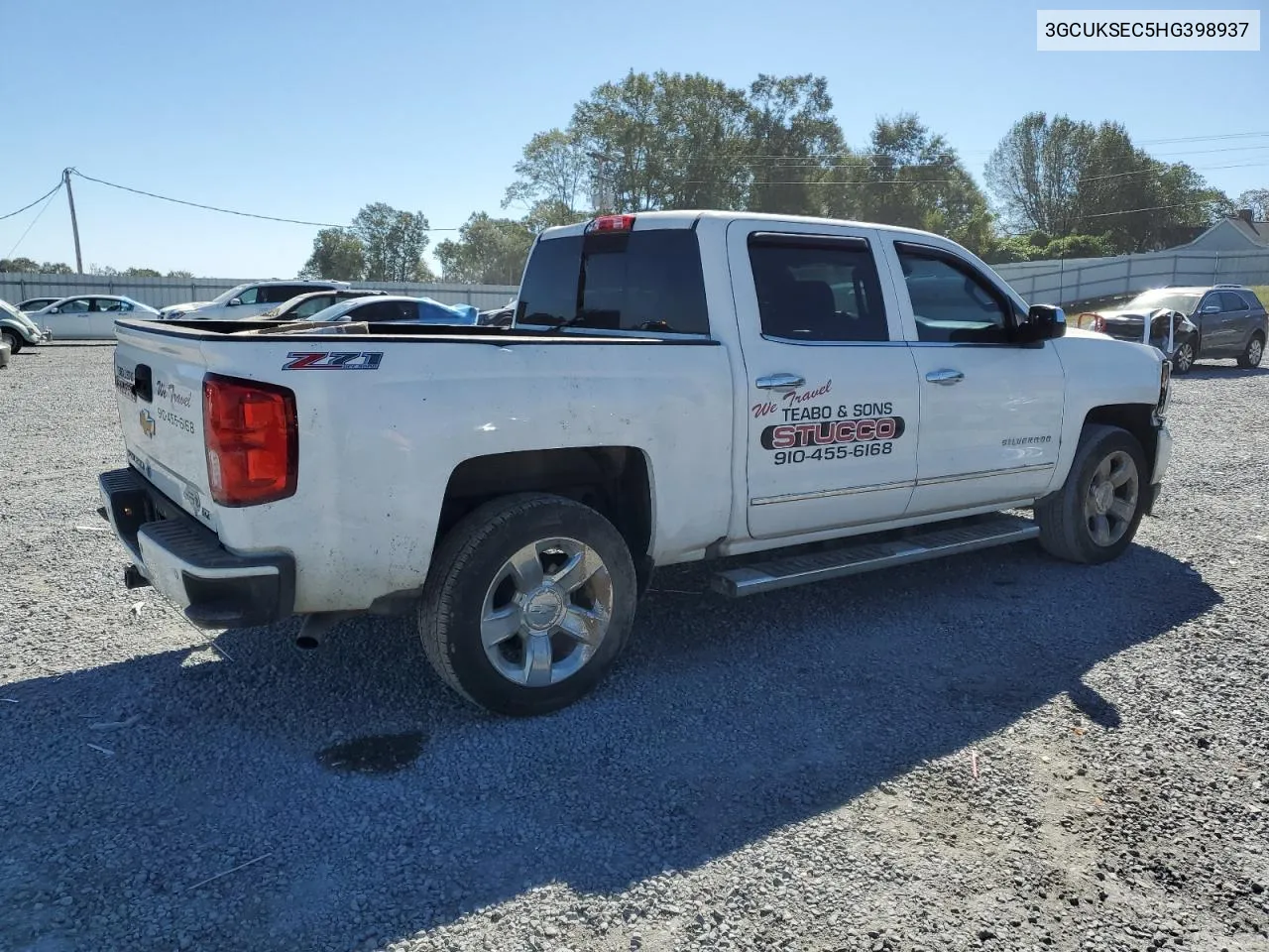 2017 Chevrolet Silverado K1500 Ltz VIN: 3GCUKSEC5HG398937 Lot: 75188324