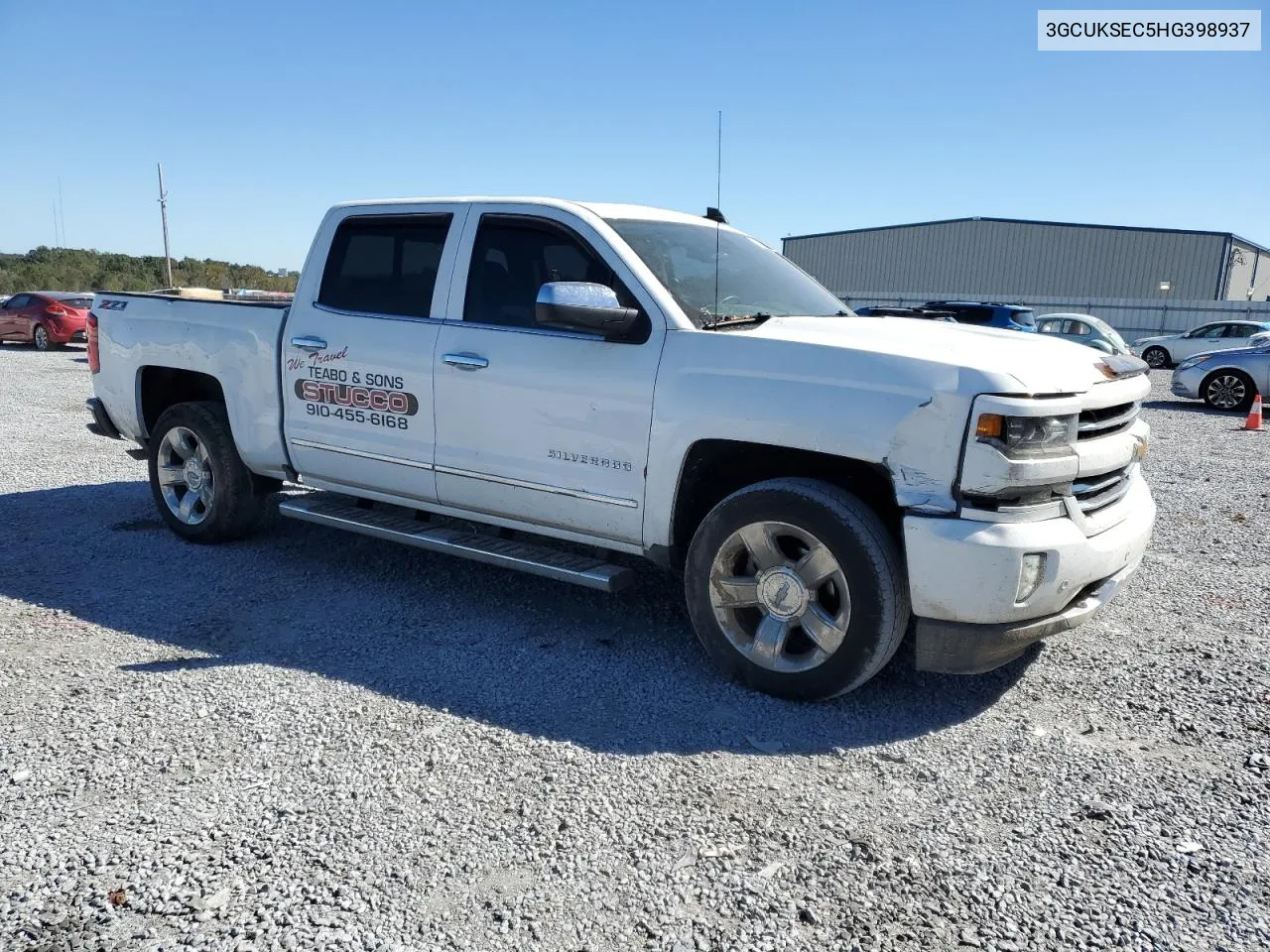 2017 Chevrolet Silverado K1500 Ltz VIN: 3GCUKSEC5HG398937 Lot: 75188324