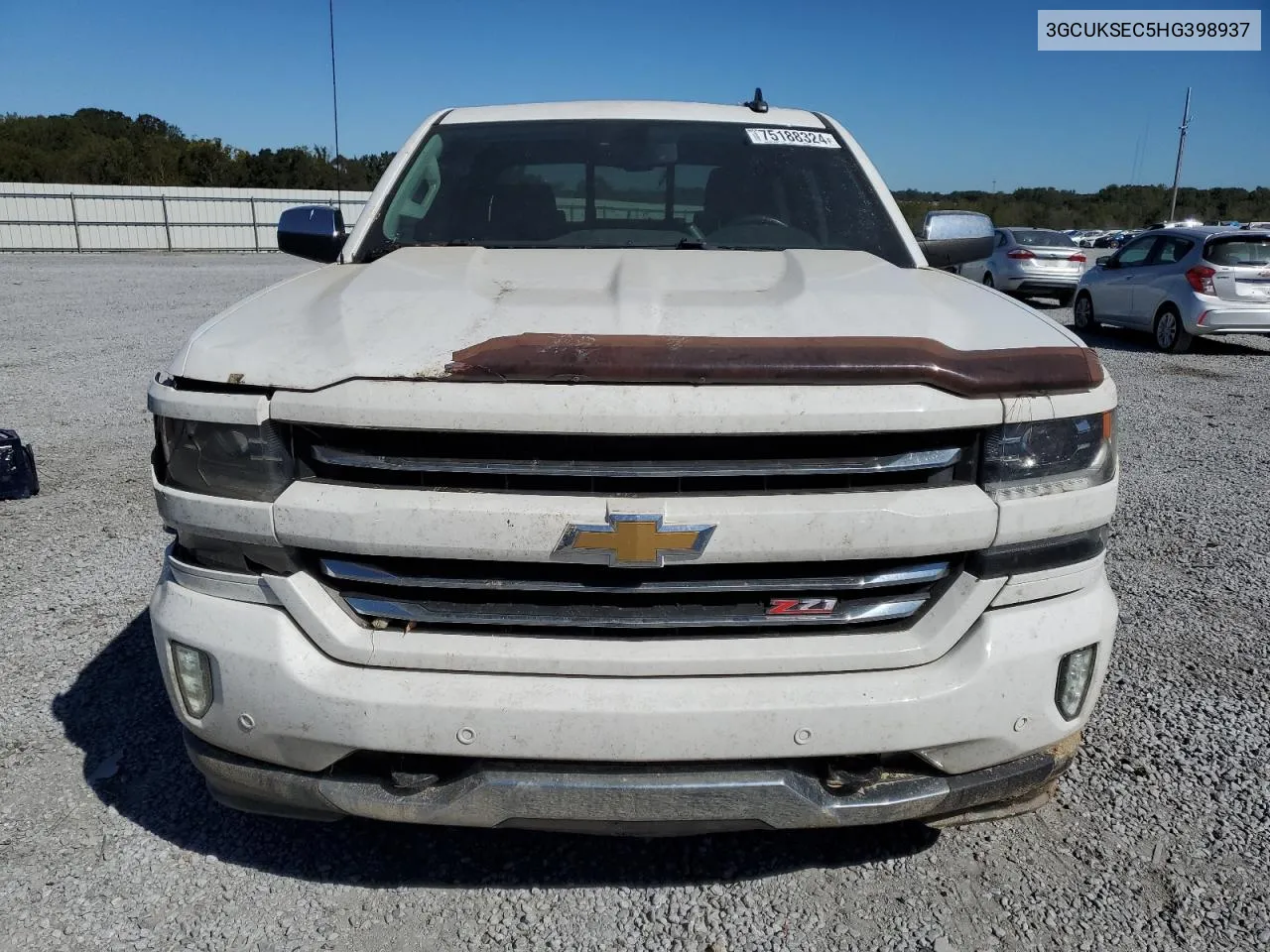 2017 Chevrolet Silverado K1500 Ltz VIN: 3GCUKSEC5HG398937 Lot: 75188324