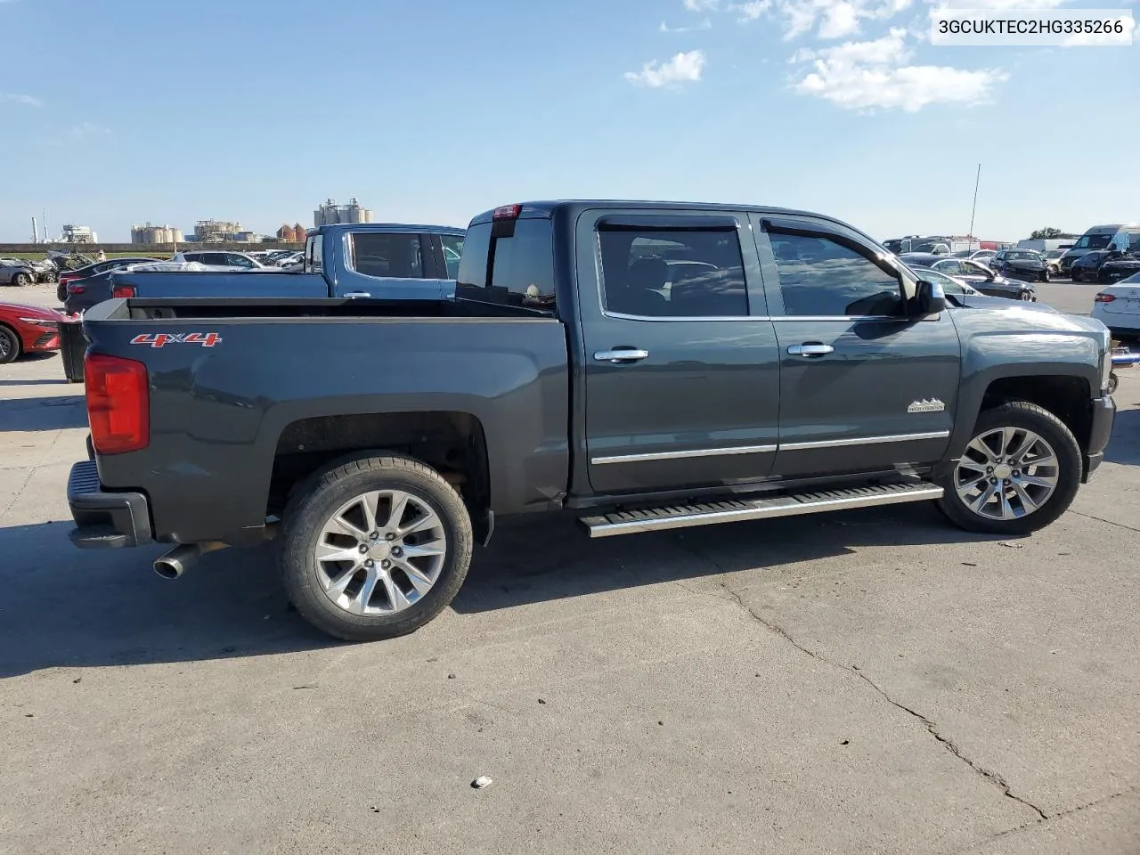 2017 Chevrolet Silverado K1500 High Country VIN: 3GCUKTEC2HG335266 Lot: 75198834