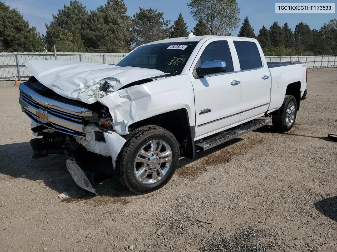 2017 Chevrolet Silverado K2500 High Country VIN: 1GC1KXEG1HF173533 Lot: 75226304