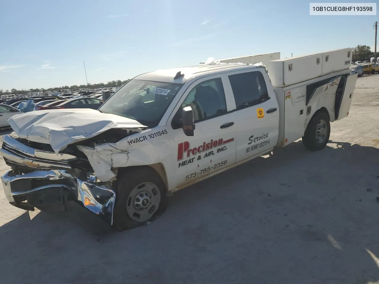 2017 Chevrolet Silverado C2500 Heavy Duty VIN: 1GB1CUEG8HF193598 Lot: 75325014